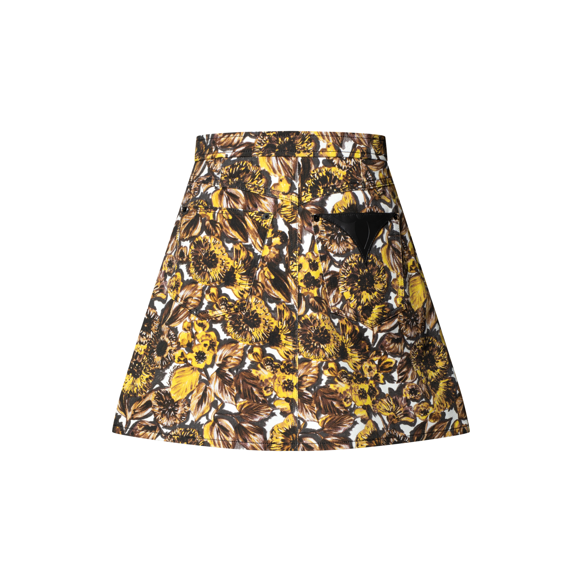 Rock mit floralem Motiv und Knöpfen an der Vorderseite  Damen Ready to Wear Röcke und Shorts | LOUIS VUITTON (Zoom)