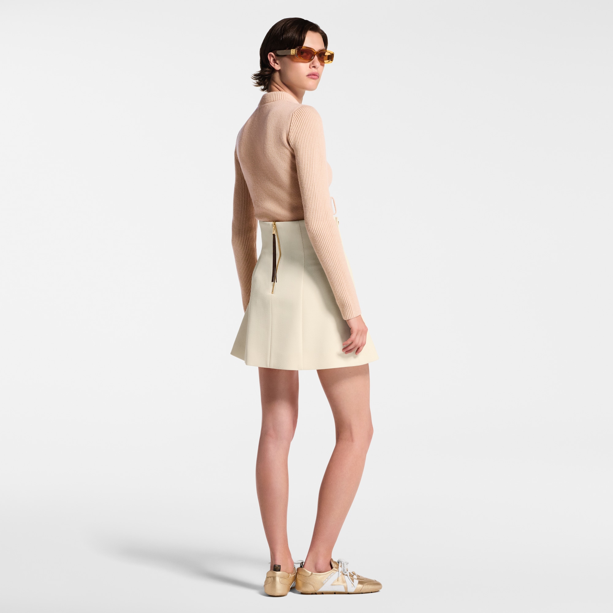 Rock mit gehämmerten Knöpfen  Damen Ready to Wear Röcke und Shorts | LOUIS VUITTON (Zoom)