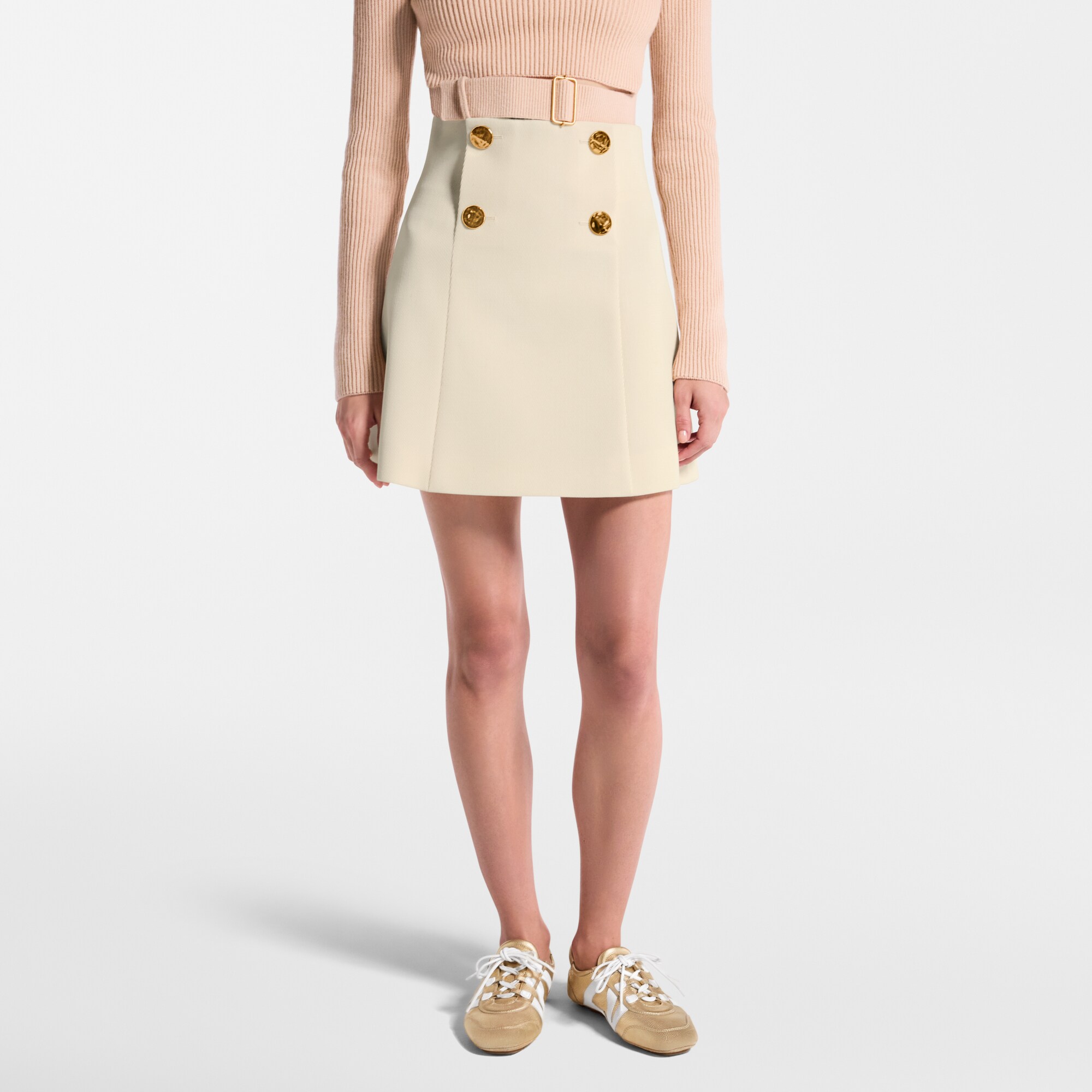 Rock mit gehämmerten Knöpfen  Damen Ready to Wear Röcke und Shorts | LOUIS VUITTON (Zoom)