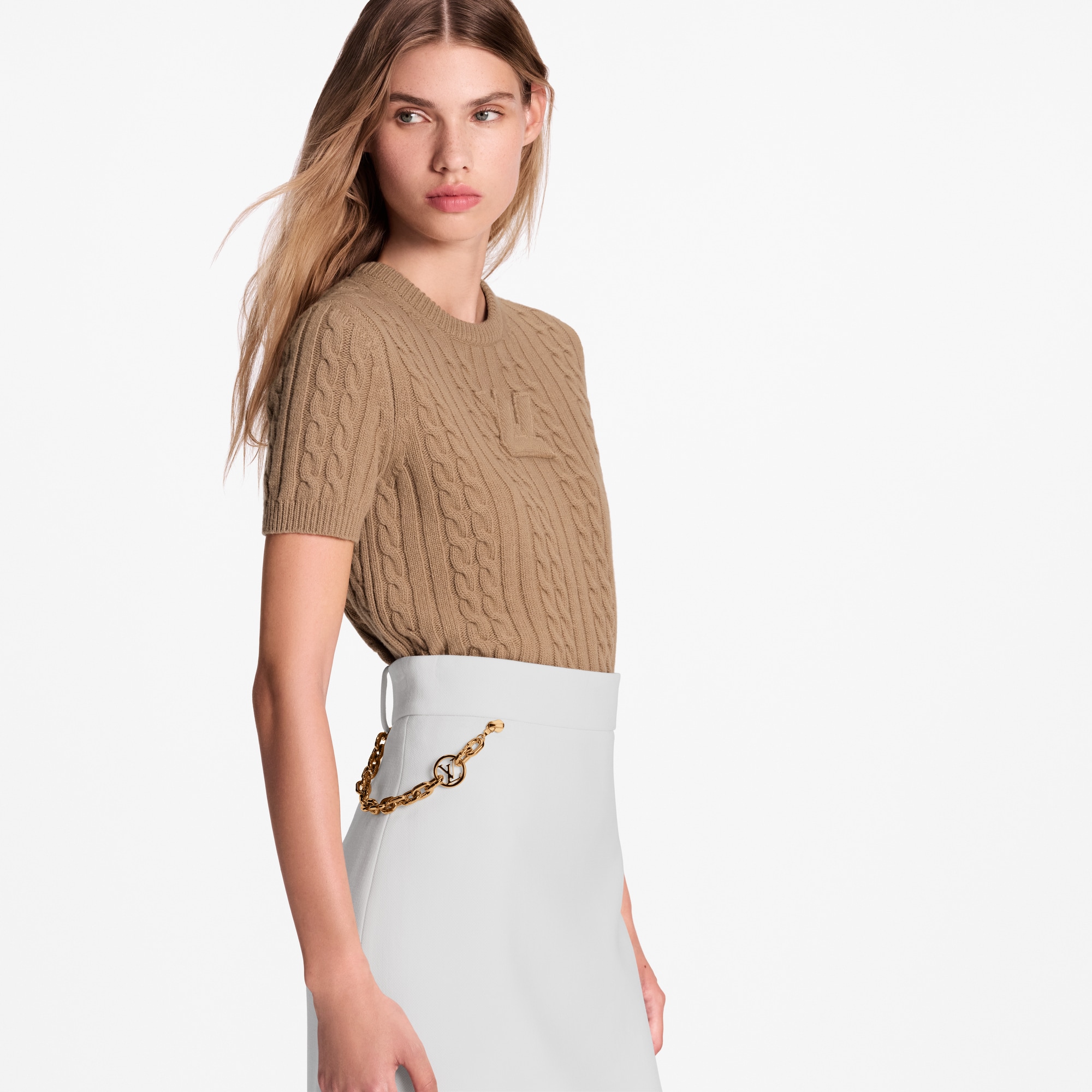 Rock mit LV Ketten-Detail  Damen Ready to Wear Röcke und Shorts | LOUIS VUITTON (Zoom)