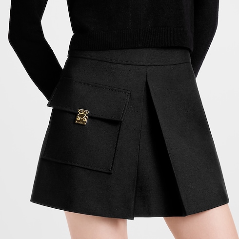 Rock mit S-Schloss an den Taschen Damen Ready to Wear Röcke und Shorts | LOUIS VUITTON (Zoom)