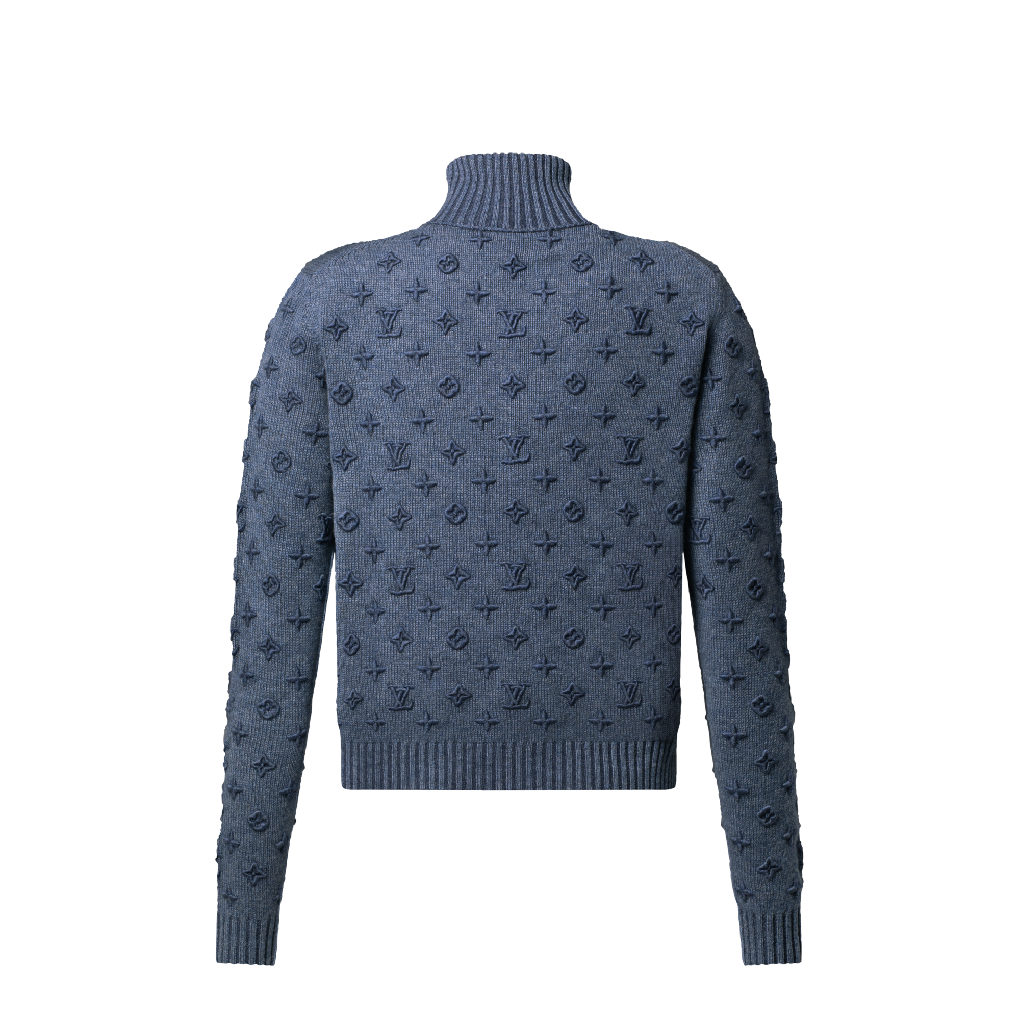 Rollkragenpullover mit 3D-Signaturen  Damen Ready to Wear Strick | LOUIS VUITTON (Zoom)