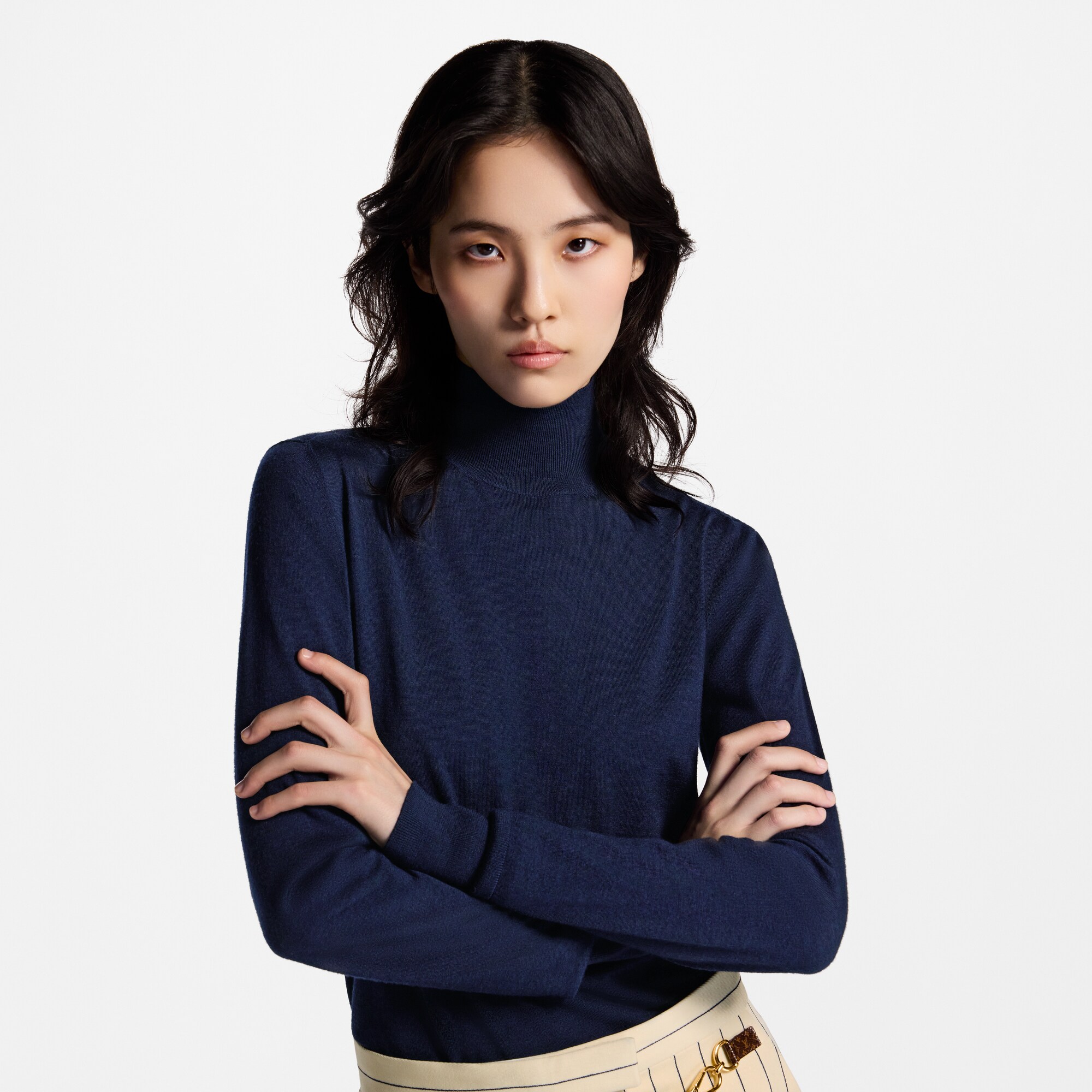 Rollkragenpullover mit Signatur  Damen Ready to Wear Strick | LOUIS VUITTON (Zoom)