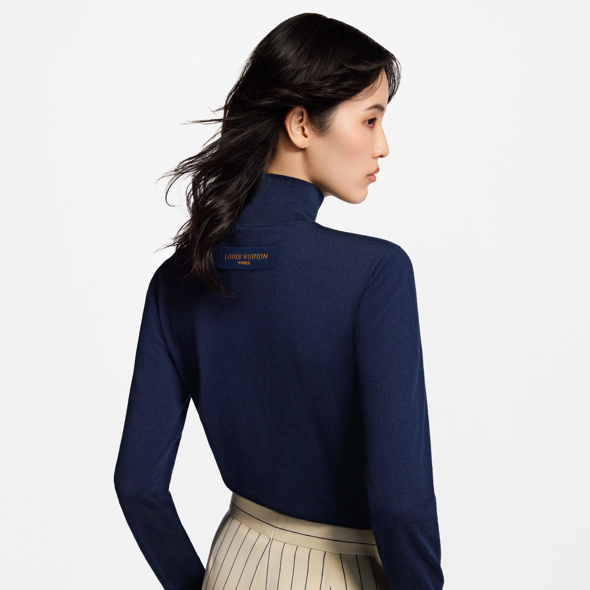 Rollkragenpullover mit Signatur  Damen Ready to Wear Strick | LOUIS VUITTON (Zoom)