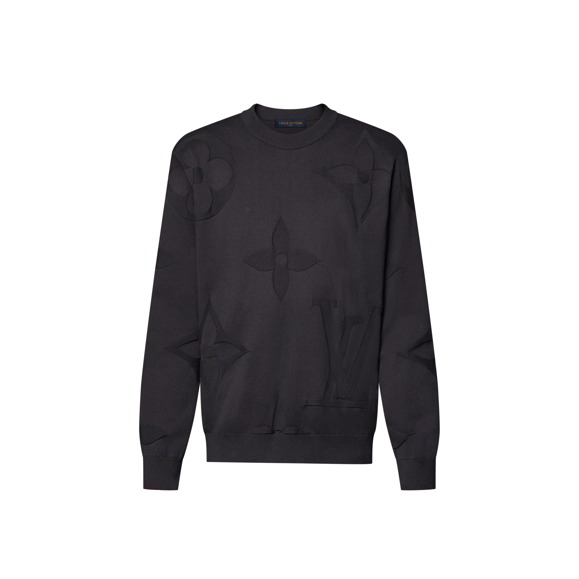 Rundhalspullover aus Baumwolle mit Monogram  Herren Ready to Wear Vollständige Ready to Wear | LOUIS VUITTON (Zoom)