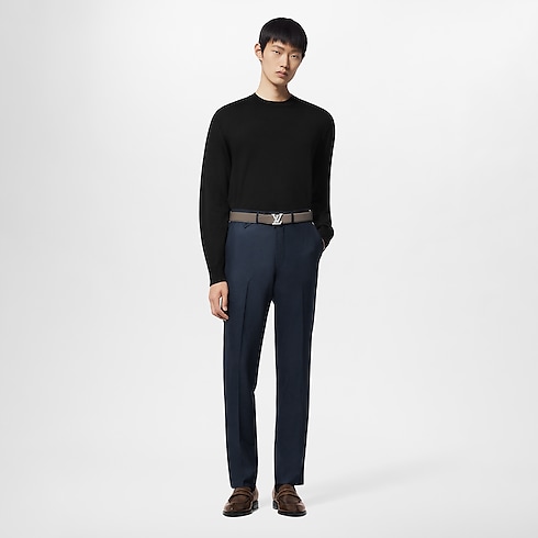 Rundhalspullover aus Seiden-Kaschmirgemisch Herren Ready to Wear Strick und Sweatshirts | LOUIS VUITTON (Zoom)