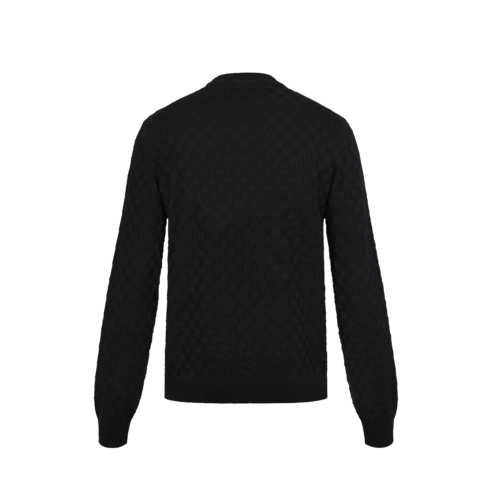 Rundhalspullover mit Damier-Motiv Herren Ready to Wear Strick und Sweatshirts | LOUIS VUITTON (Zoom)