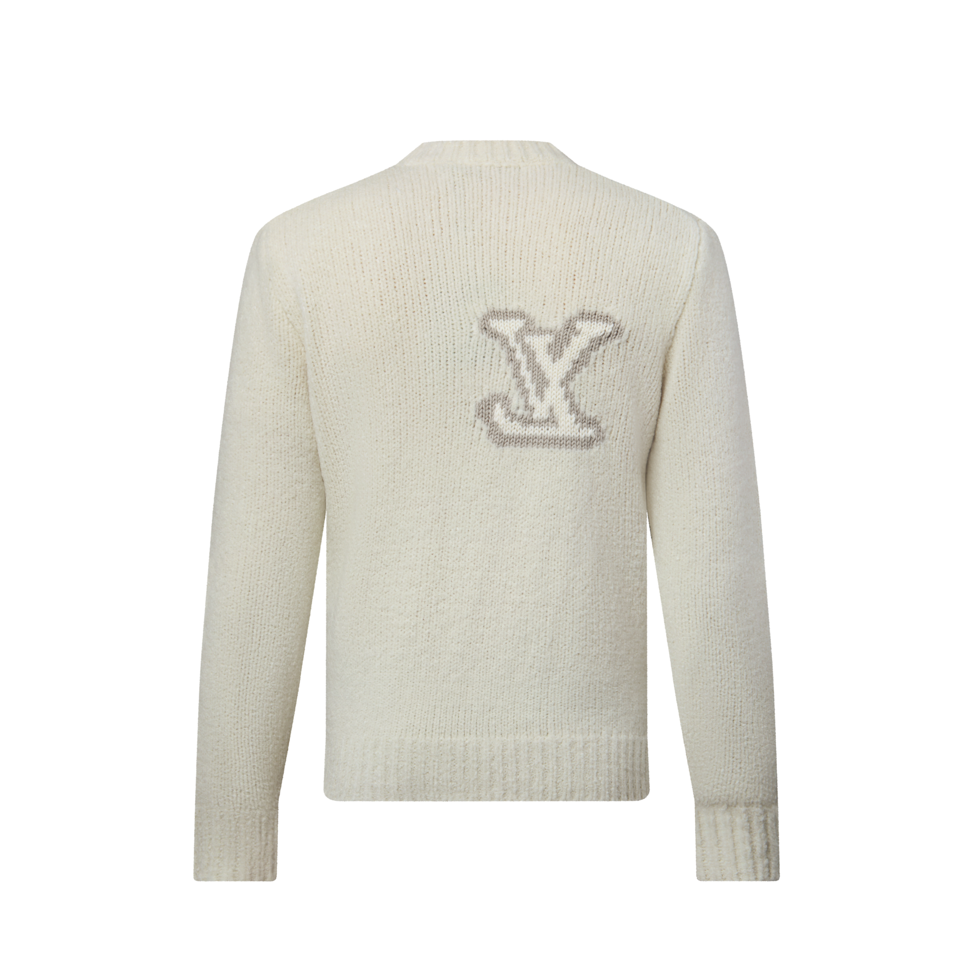 Rundhalspullover mit LV-Motiv als Intarsie  Herren Ready to Wear Vollständige Ready to Wear | LOUIS VUITTON (Zoom)