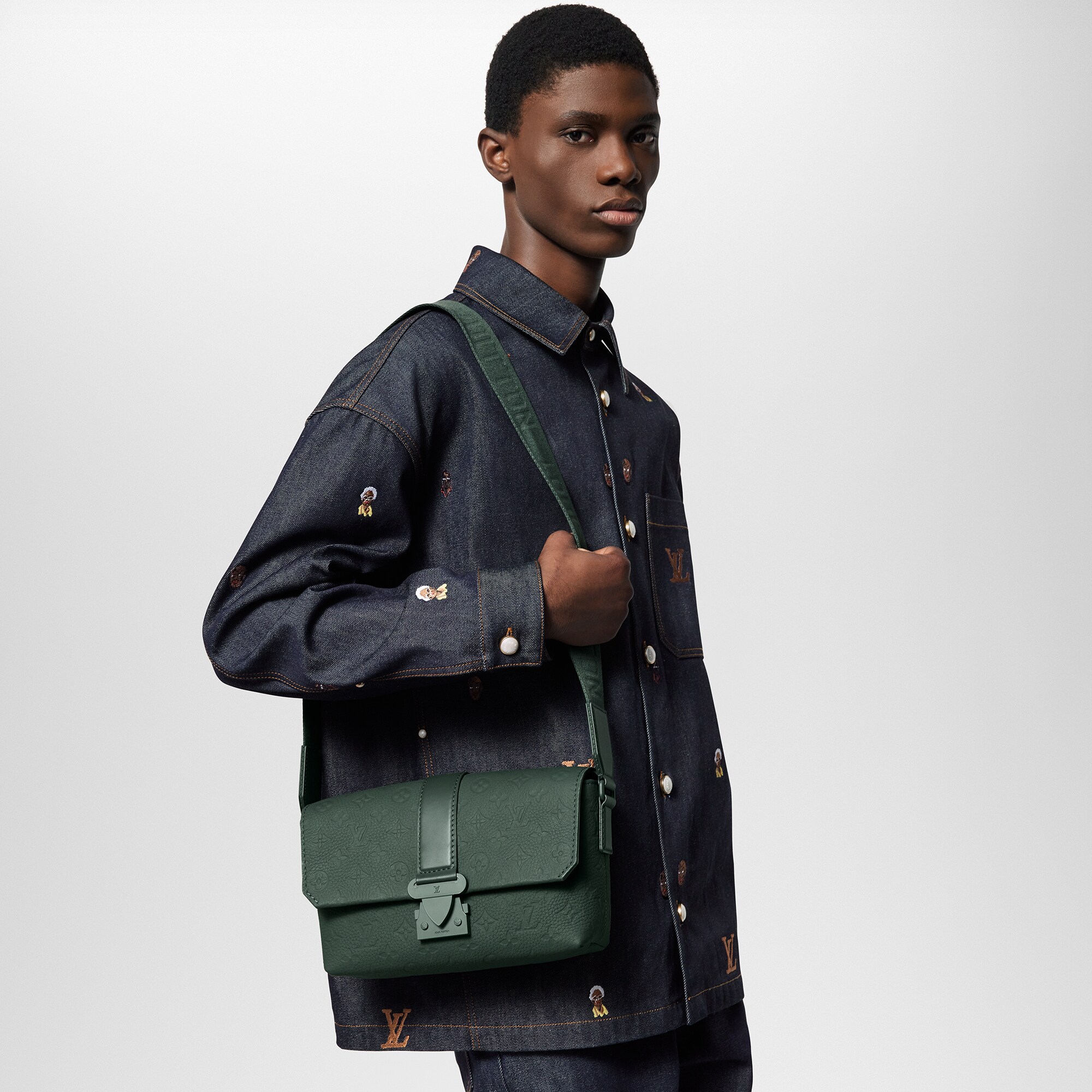 S-Cape Messenger Tasche Taurillon Monogram - Taschen M24439 