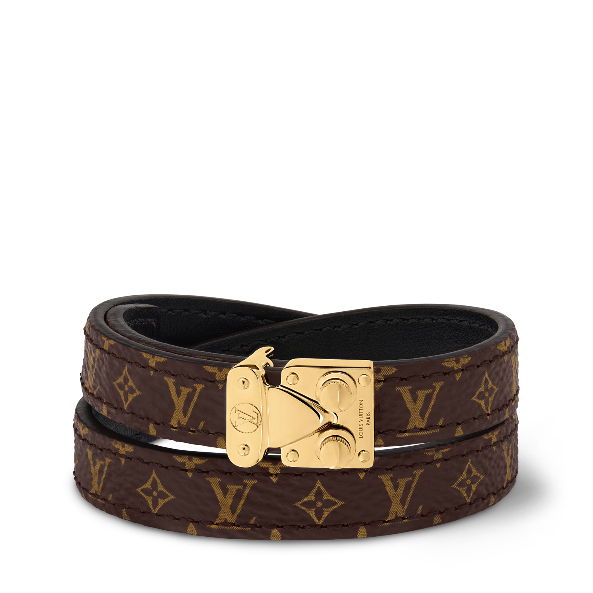 S-Lock Double Tour Armband Andere Lederarten Damen Modeschmuck Armbänder | LOUIS VUITTON (Zoom)