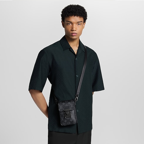 S-Lock Vertical Wearable Geldbörse Monogram Eclipse Herren Taschen Alle Kollektionen | LOUIS VUITTON (Zoom)