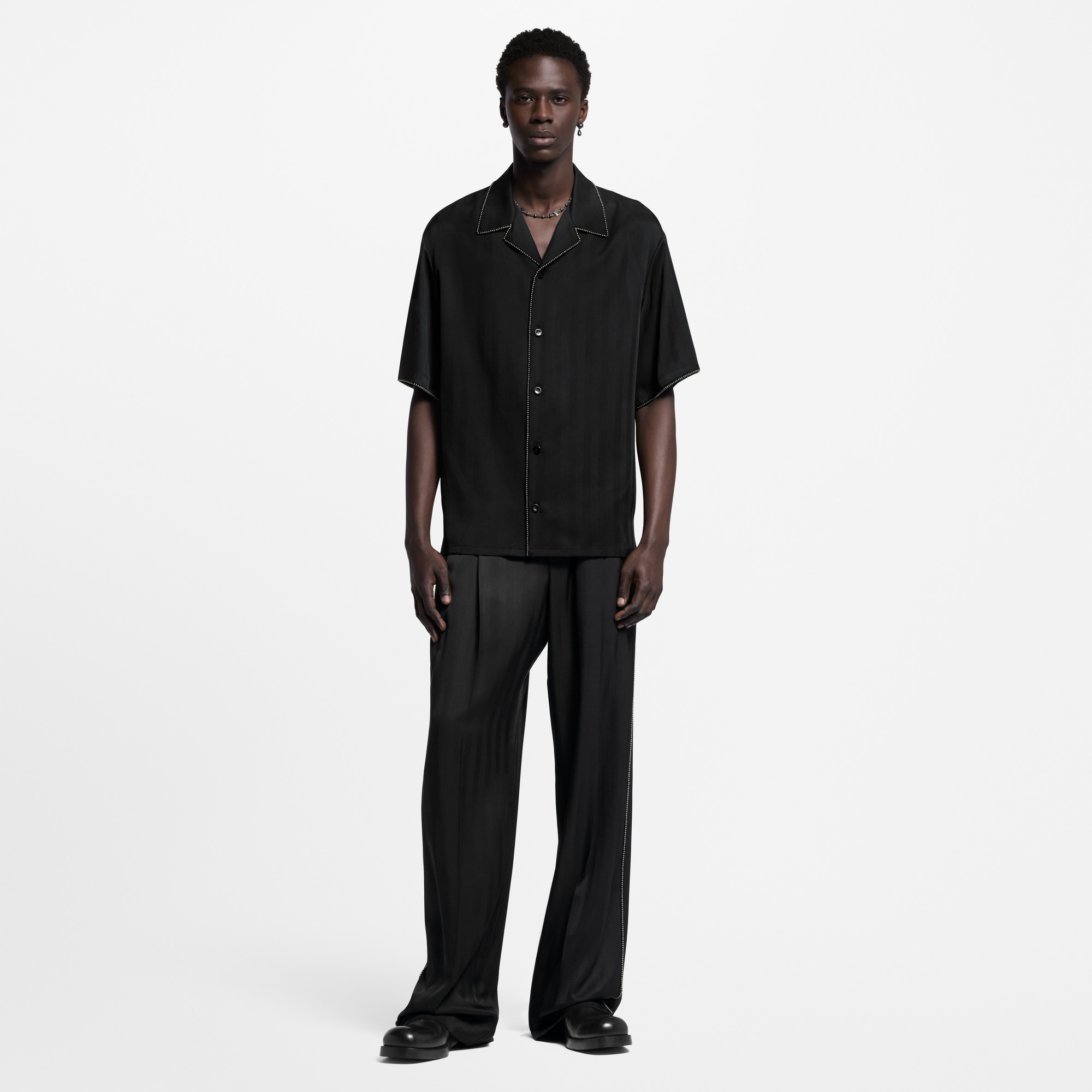 Schlafanzughose aus Seide mit Perlen  Herren Ready to Wear Hosen | LOUIS VUITTON (Zoom)