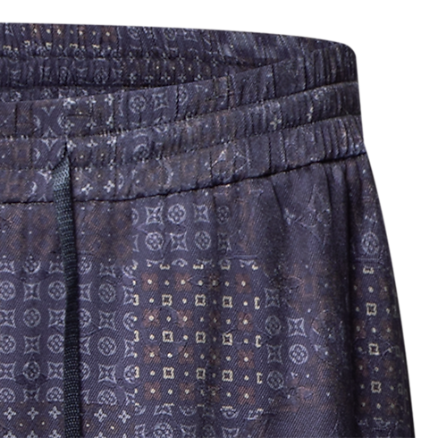 Schlafanzughose aus Seidengemisch mit Damier-Motiv Herren Ready to Wear Vollständige Ready to Wear | LOUIS VUITTON (Zoom)
