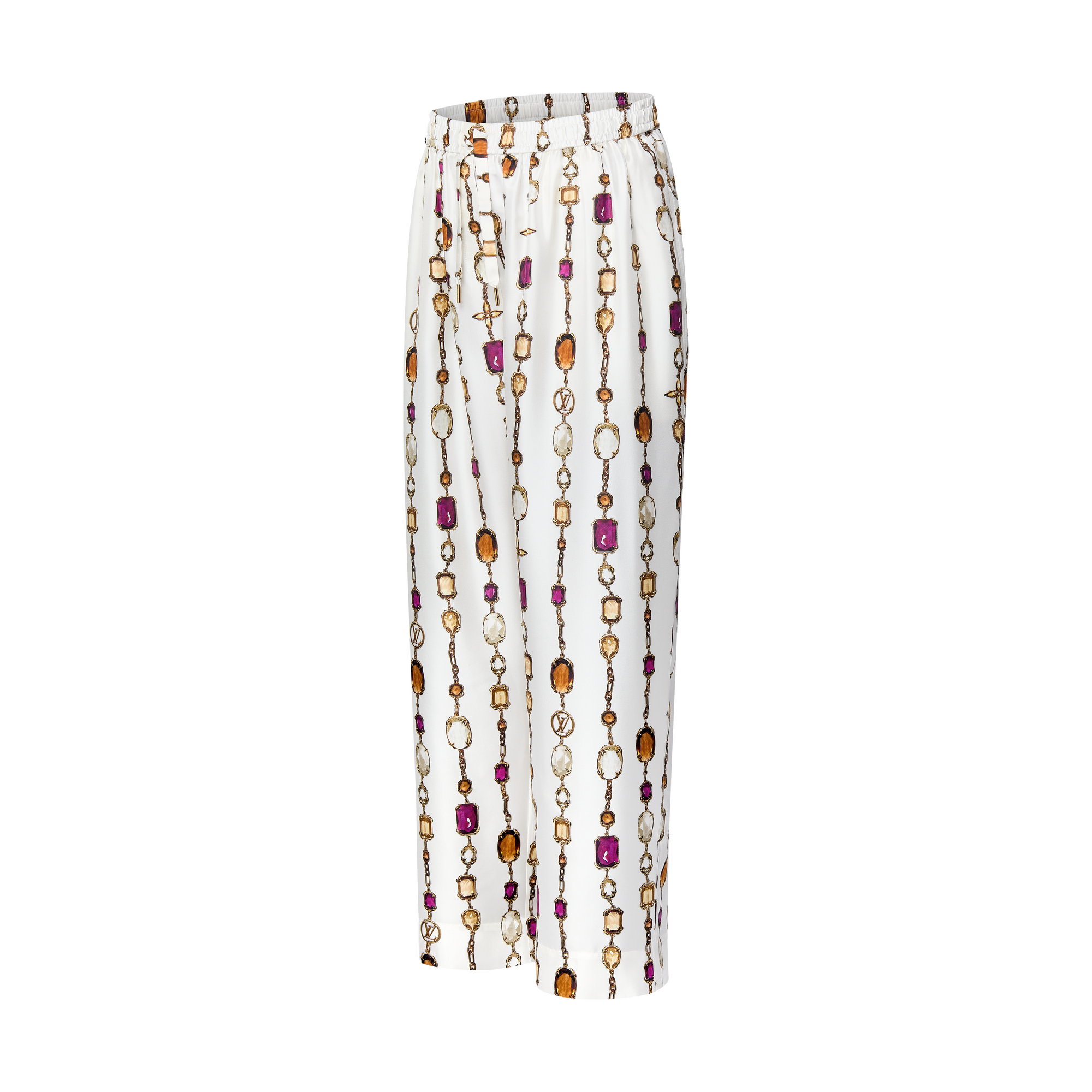 Schlafanzughose mit Halsketten-Motiv  Damen Ready to Wear Hosen | LOUIS VUITTON (Zoom)