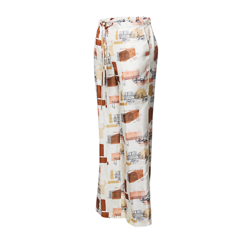 Schlafanzughose mit Koffer-Motiv Damen Ready to Wear Hosen und Shorts | LOUIS VUITTON (Zoom)