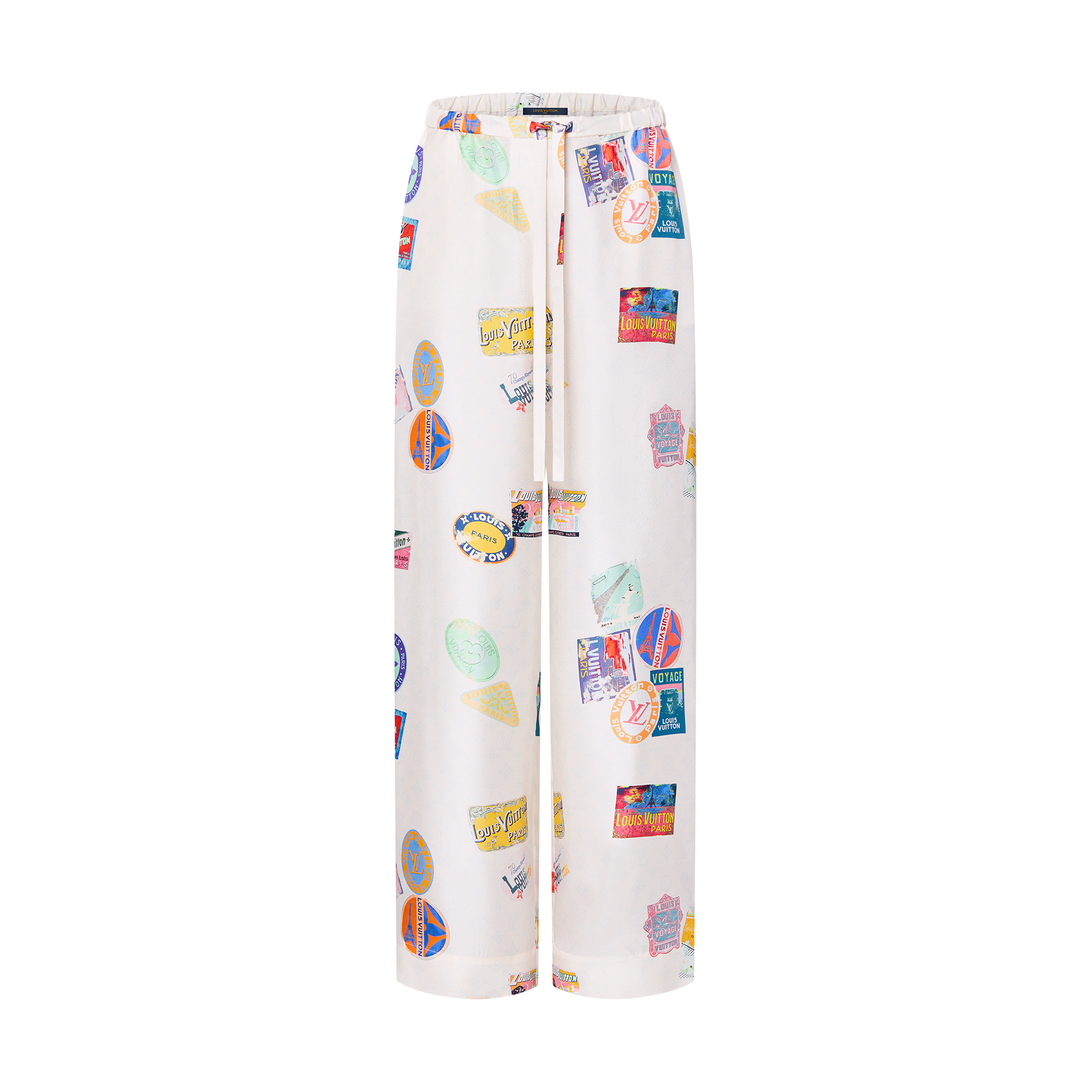 Schlafanzughose mit Patches und Mahina-Motiv  Damen Ready to Wear Hosen | LOUIS VUITTON (Zoom)