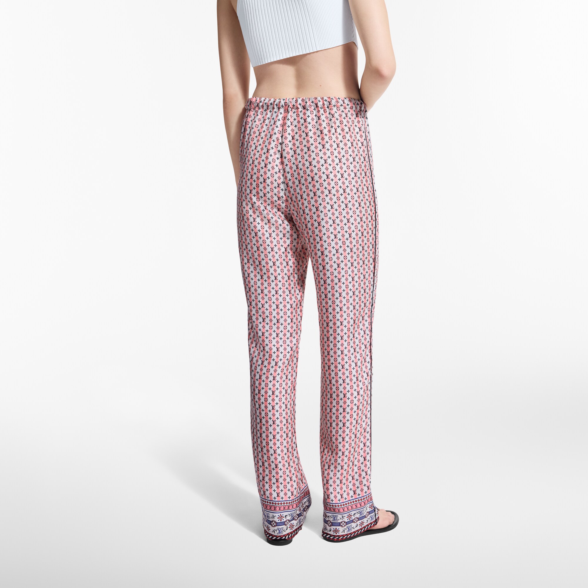 Schlafanzughose mit Schal-Motiv  Damen Ready to Wear Hosen | LOUIS VUITTON (Zoom)