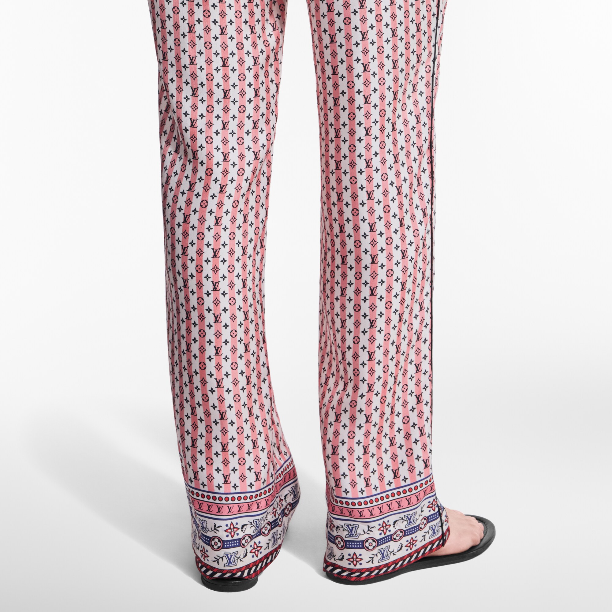 Schlafanzughose mit Schal-Motiv  Damen Ready to Wear Hosen | LOUIS VUITTON (Zoom)