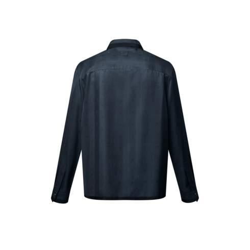 Schlafanzugoberteil aus Seidengemisch mit Monogram Herren Ready to Wear Vollständige Ready to Wear | LOUIS VUITTON (Zoom)