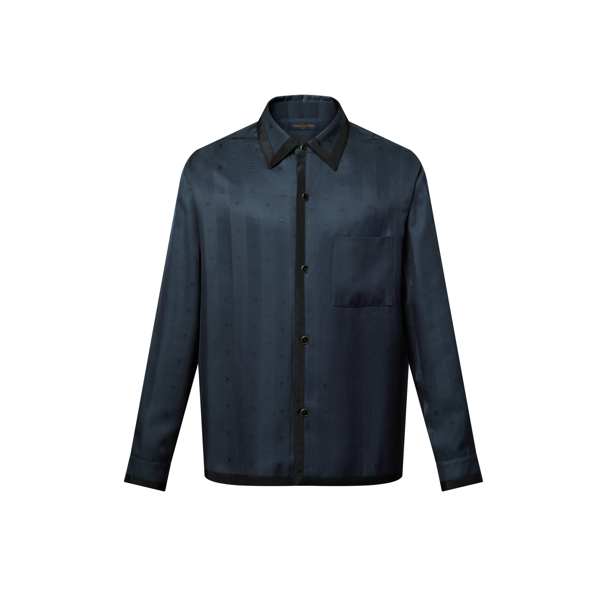 Schlafanzugoberteil aus Seidengemisch mit Monogram  Herren Ready to Wear Vollständige Ready to Wear | LOUIS VUITTON (Zoom)