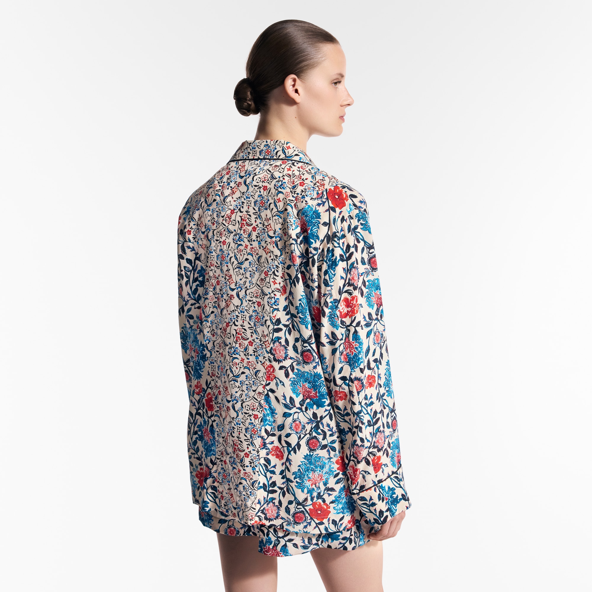 Schlafanzugoberteil mit floralem Weinranken-Motiv  Damen Ready to Wear Tops | LOUIS VUITTON (Zoom)