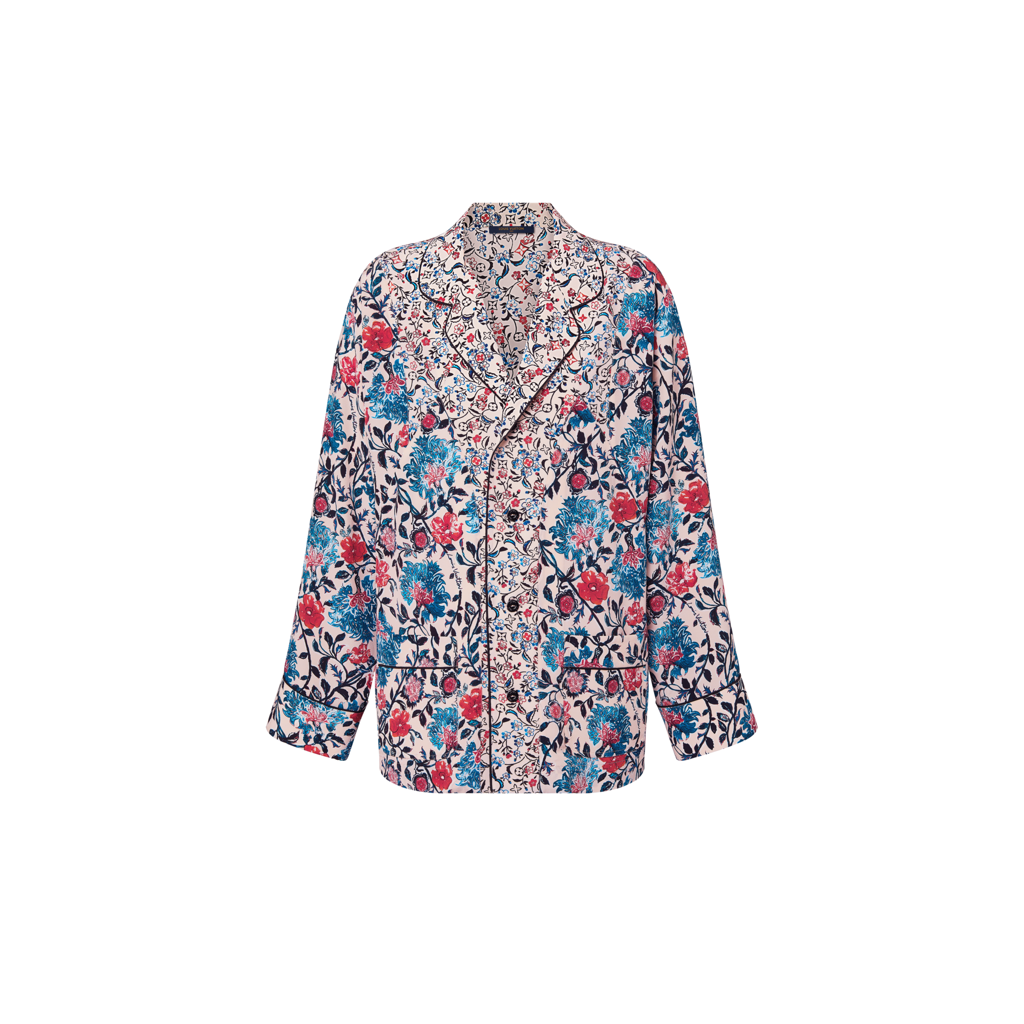 Schlafanzugoberteil mit floralem Weinranken-Motiv  Damen Ready to Wear Tops | LOUIS VUITTON (Zoom)
