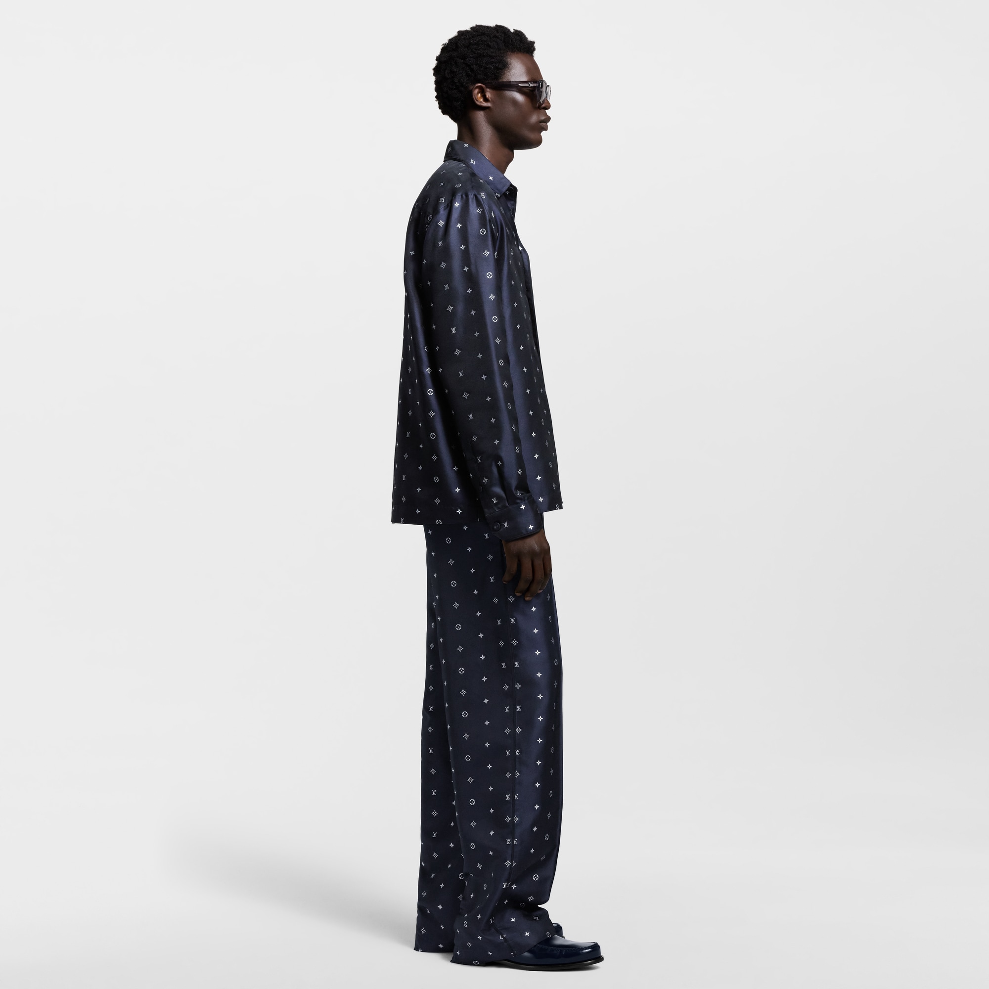 Schlafanzugtop aus Monogram Seide  Herren Ready to Wear Hemden | LOUIS VUITTON (Zoom)