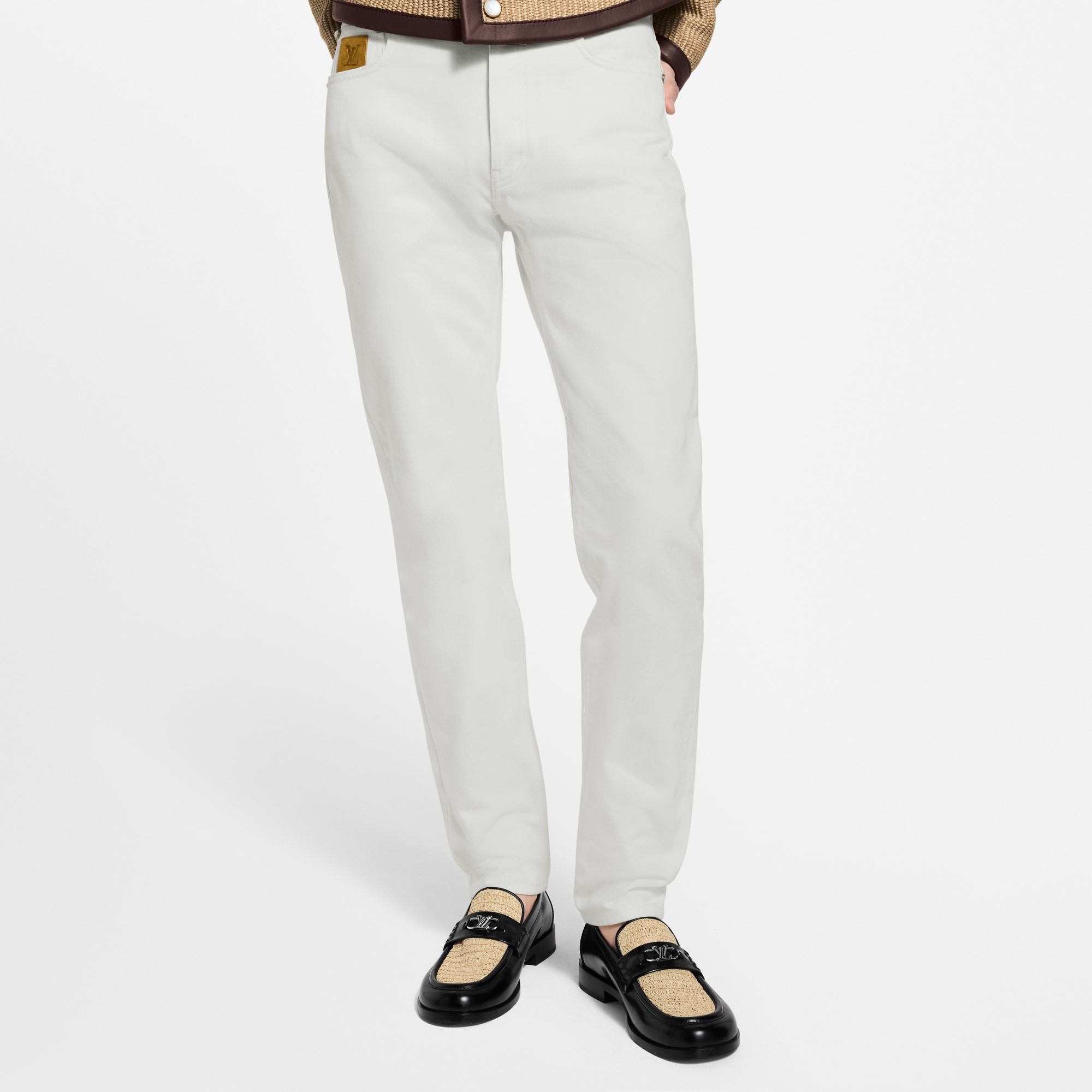 Schmal geschnittene Hose aus Denim  Herren Ready to Wear Denim | LOUIS VUITTON (Zoom)