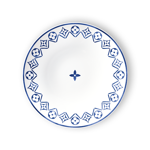 Set mit 2 Esstellern mit Monogram Flower Tile-Motiv Trunks, Reisen und Wohnen Wohnen und Art of Dining Art of Dining | LOUIS VUITTON (Zoom)