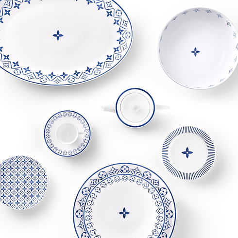 Set mit 2 Kaffeetassen und Untertassen Trunks, Reisen und Wohnen Wohnen und Art of Dining Art of Dining | LOUIS VUITTON (Zoom)