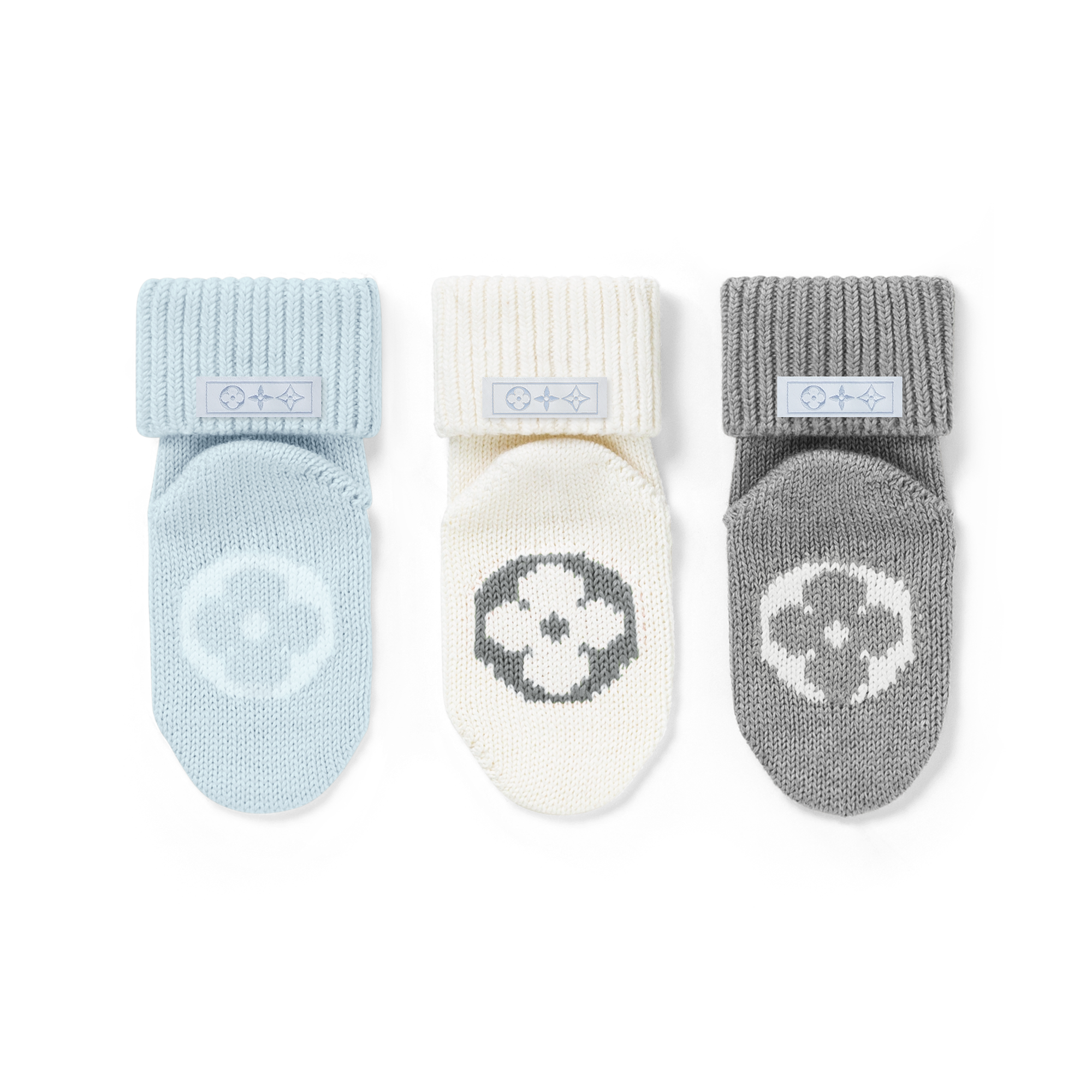 Set mit 3 Paar Socken S00 Geschenkideen Geschenke für Babys } | LOUIS VUITTON (Zoom)