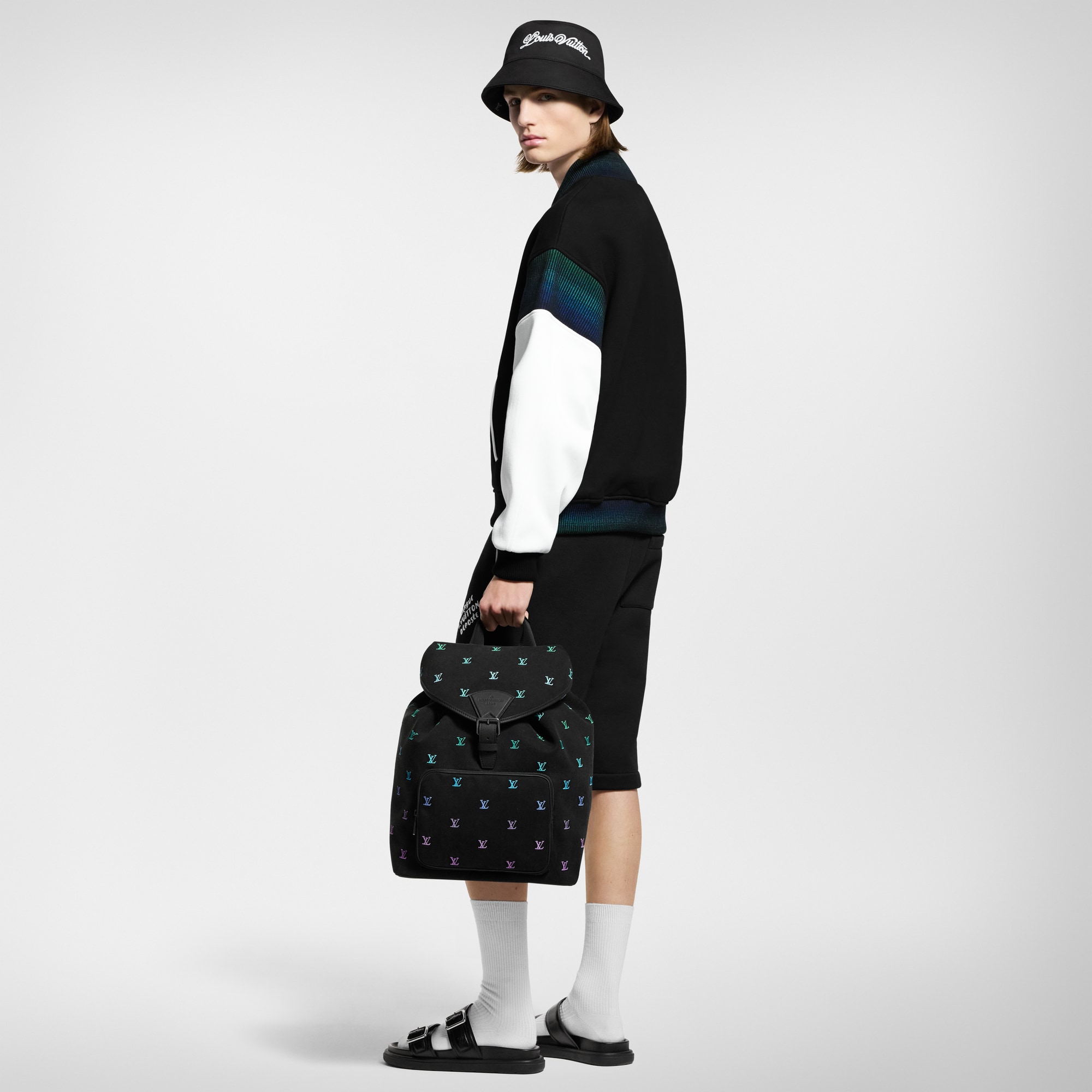Shorts aus Baumwolljersey im College-Stil  Neuheiten Herren Herren Frühjahr 2025 Kollektion | LOUIS VUITTON (Zoom)