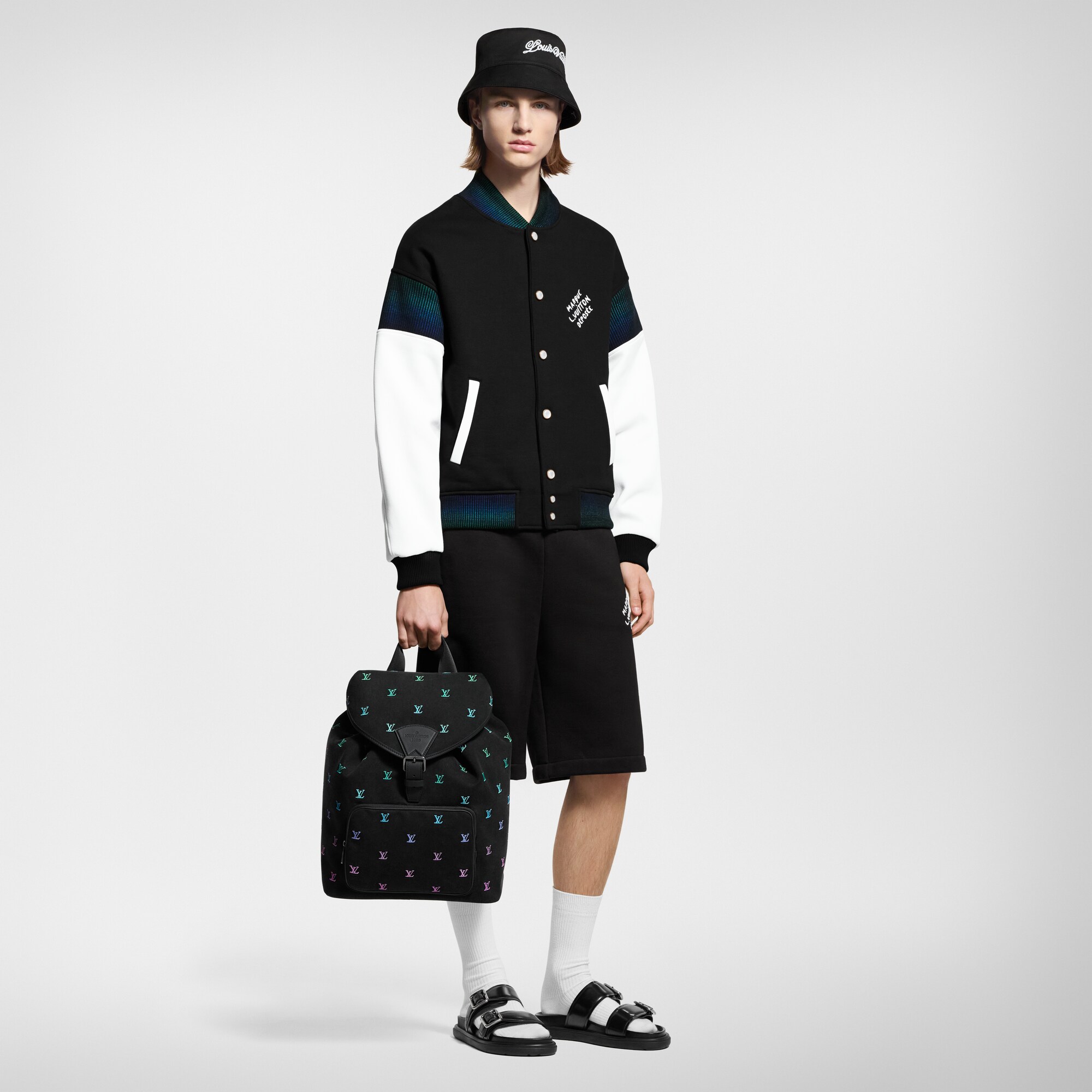 Shorts aus Baumwolljersey im College-Stil  Neuheiten Herren Herren Frühjahr 2025 Kollektion | LOUIS VUITTON (Zoom)