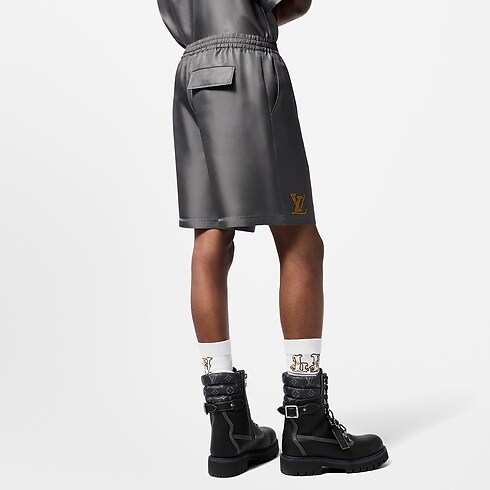 Shorts aus bedruckter Seide Herren Ready to Wear Hosen | LOUIS VUITTON (Zoom)