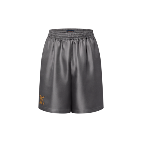 Shorts aus bedruckter Seide Herren Ready to Wear Hosen | LOUIS VUITTON (Zoom)