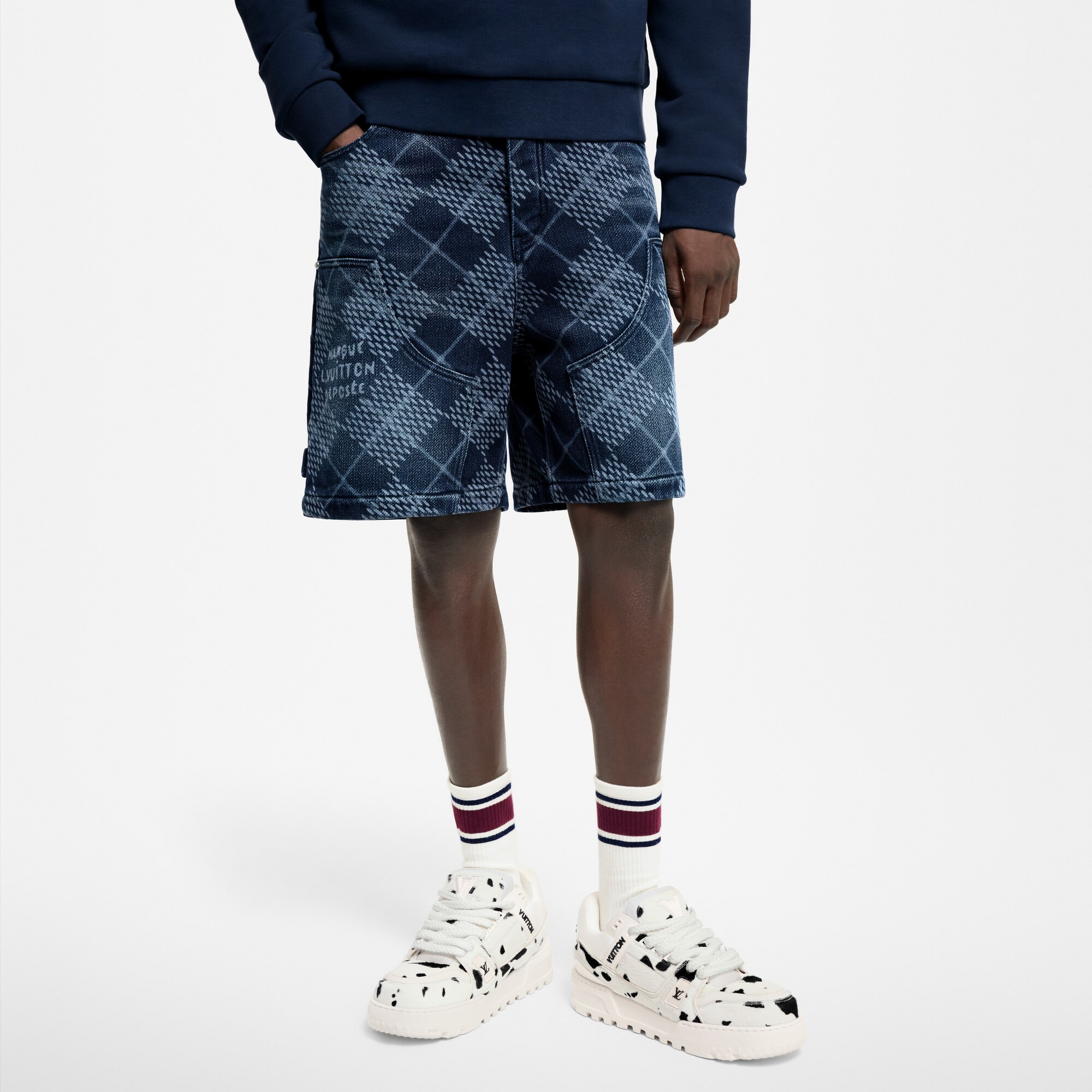 Shorts aus Denim im Carpenter-Stil  Herren Ready to Wear Denim | LOUIS VUITTON (Zoom)