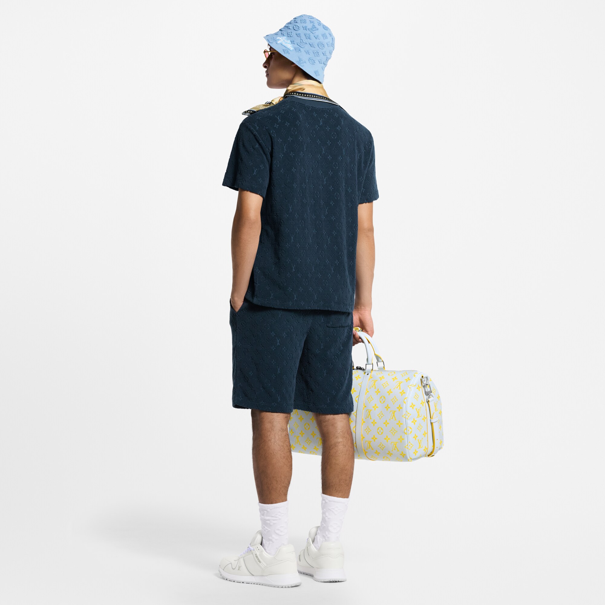Shorts aus French Terry mit Monogram  Herren Ready to Wear Vollständige Ready to Wear | LOUIS VUITTON (Zoom)