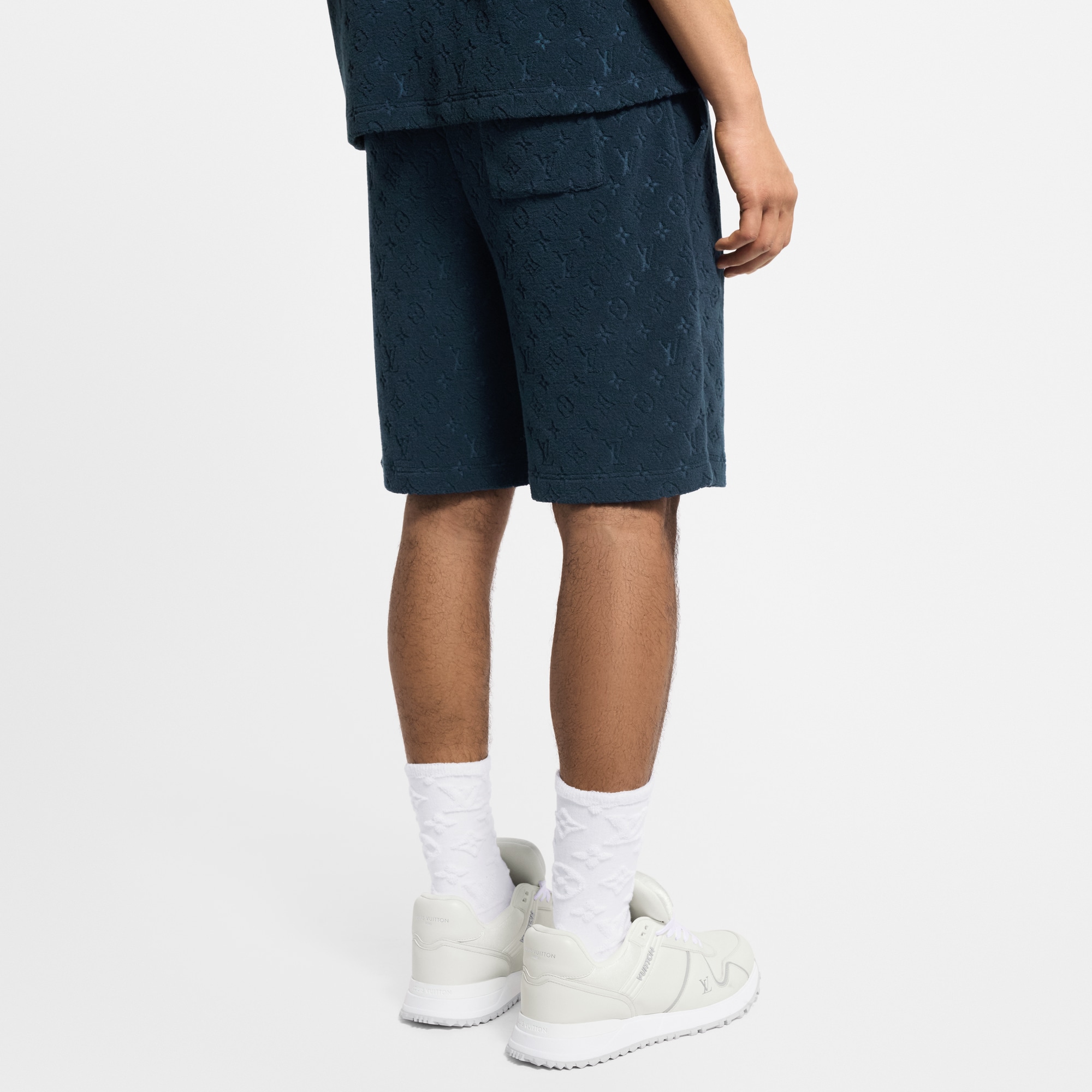 Shorts aus French Terry mit Monogram  Herren Ready to Wear Vollständige Ready to Wear | LOUIS VUITTON (Zoom)