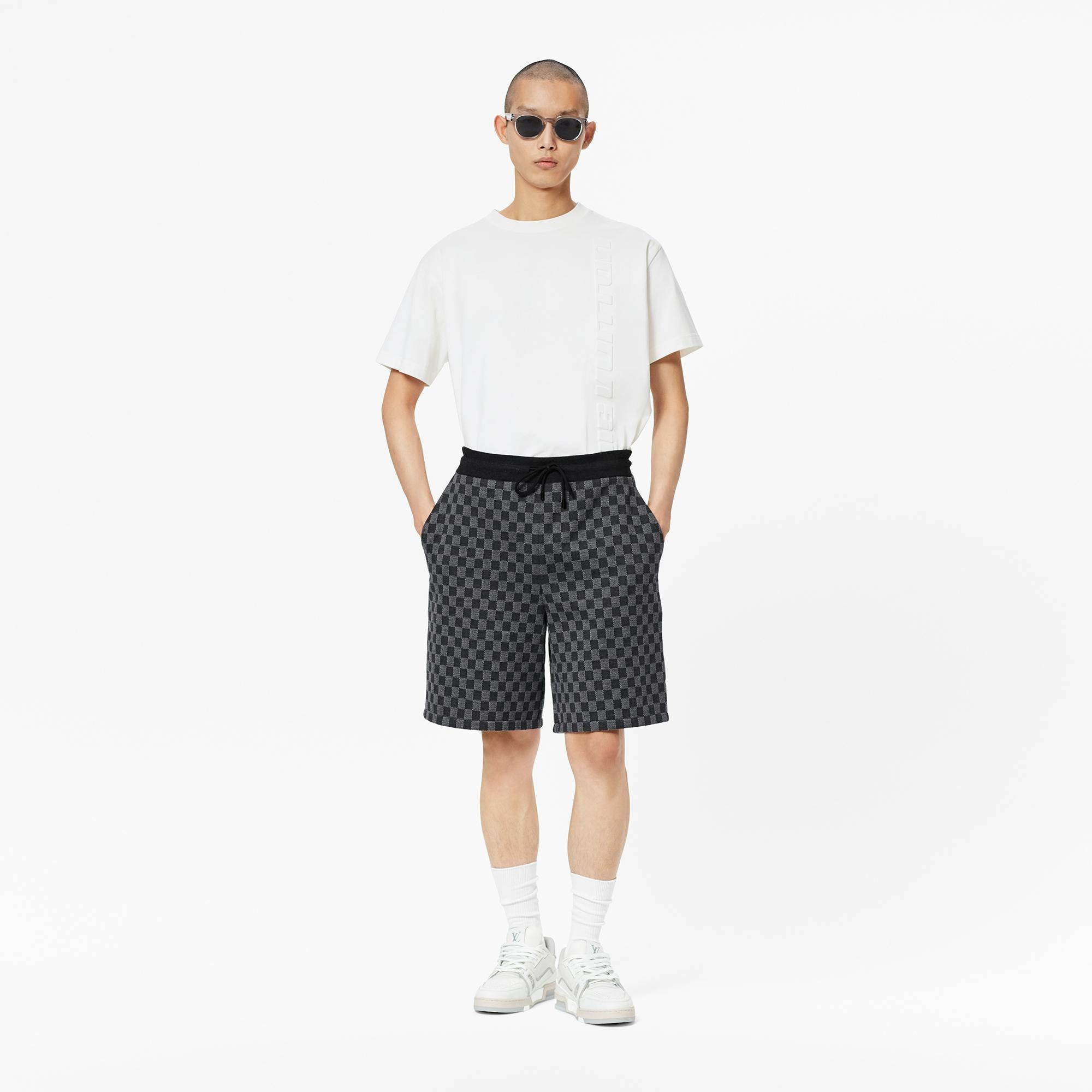 Shorts aus Jacquard mit Damier-Motiv  Herren Ready to Wear Hosen | LOUIS VUITTON (Zoom)