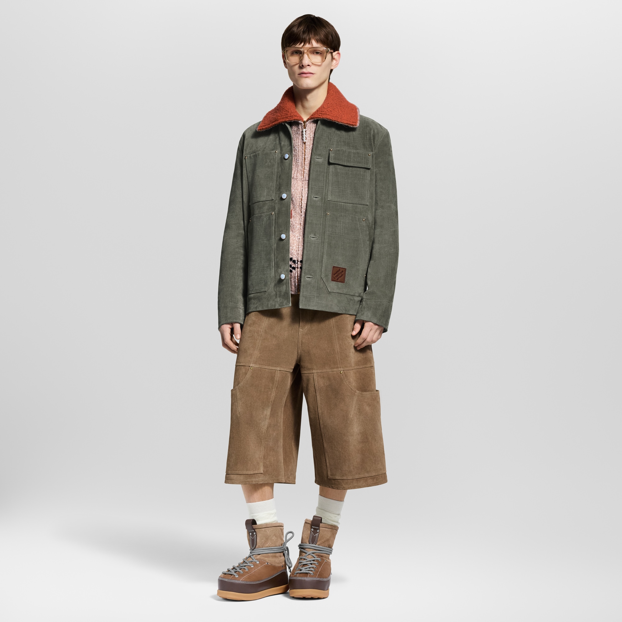 Shorts aus Veloursleder im Workwear-Stil  Herren Ready to Wear Hosen | LOUIS VUITTON (Zoom)