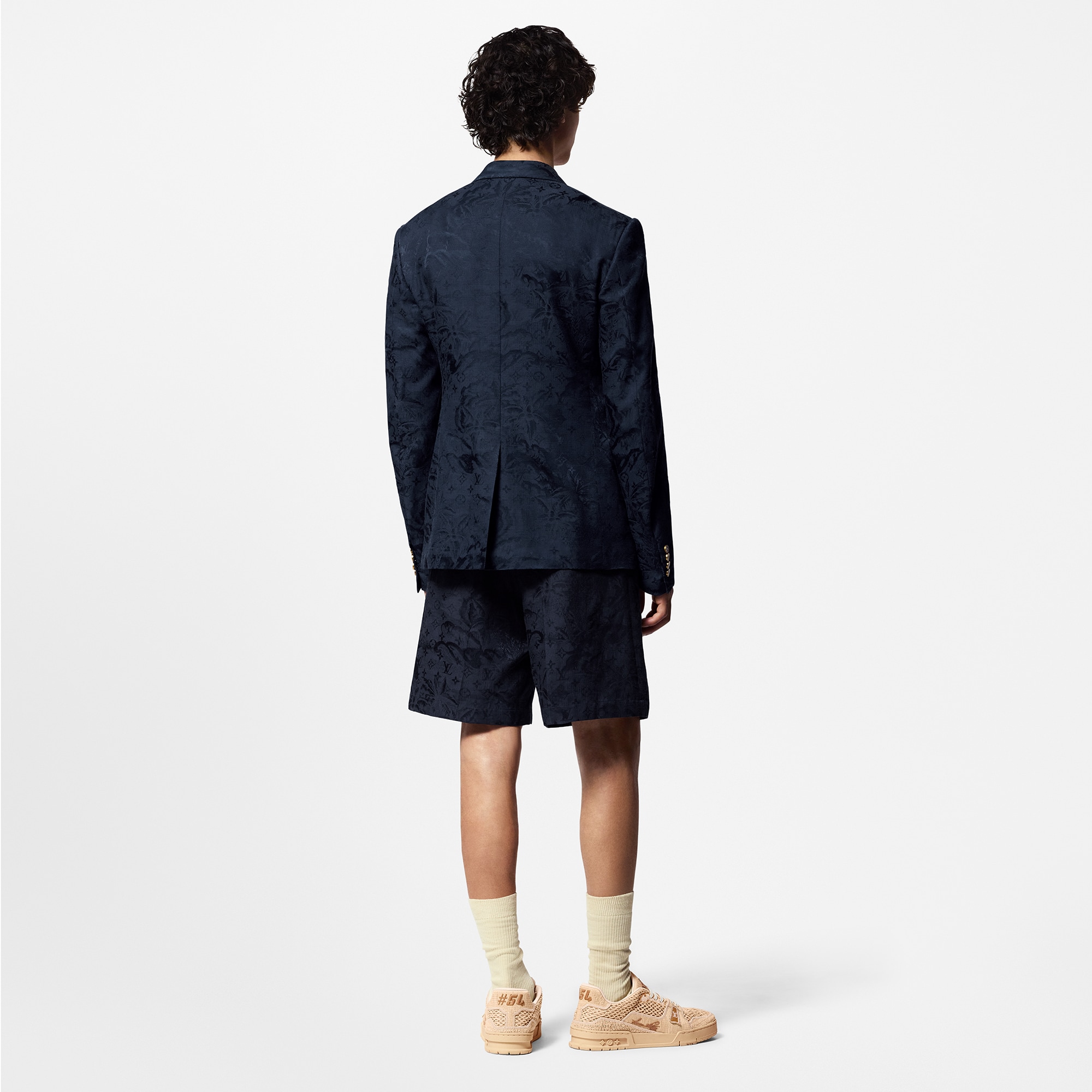 Shorts im Maßkonfektions-Stil aus Baumwollgemisch mit Monogram-Motiv  Herren Ready to Wear Hosen | LOUIS VUITTON (Zoom)