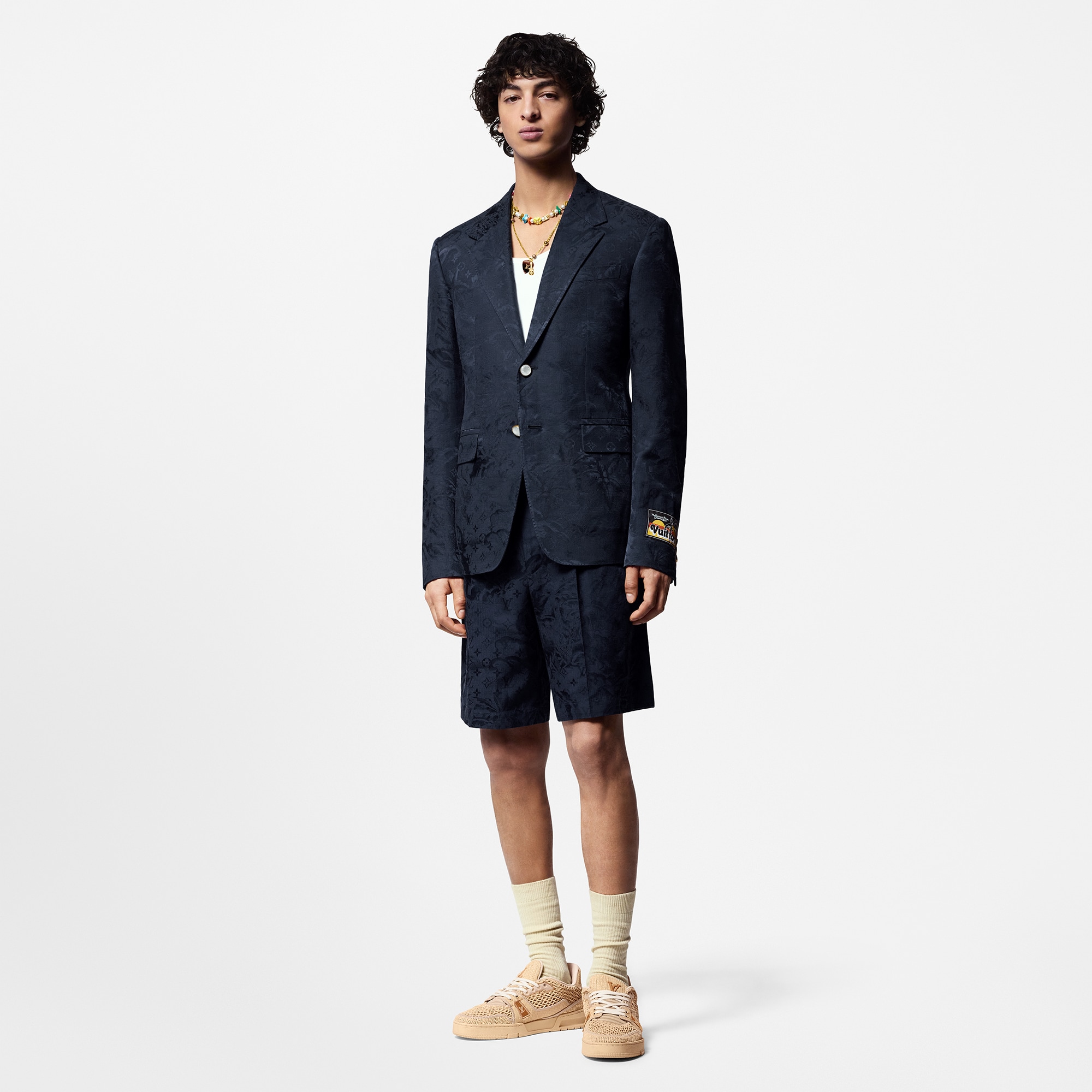 Shorts im Maßkonfektions-Stil aus Baumwollgemisch mit Monogram-Motiv  Herren Ready to Wear Hosen | LOUIS VUITTON (Zoom)