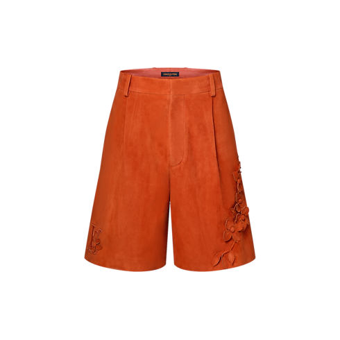 Kurzarm-Hemd aus Veloursleder mit Verzierungen Herren Ready to Wear Hemden | LOUIS VUITTON