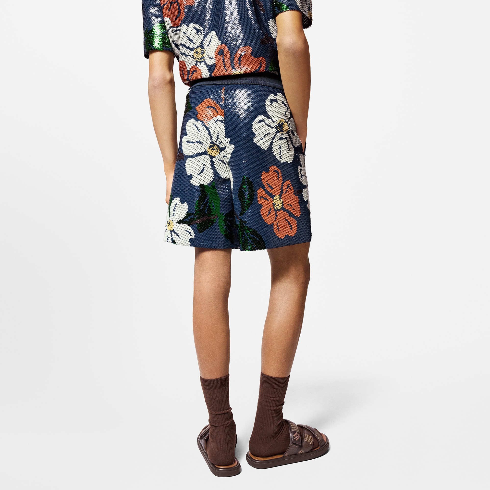 Shorts mit Paillettenstickerei  Herren Ready to Wear Vollständige Ready to Wear | LOUIS VUITTON (Zoom)