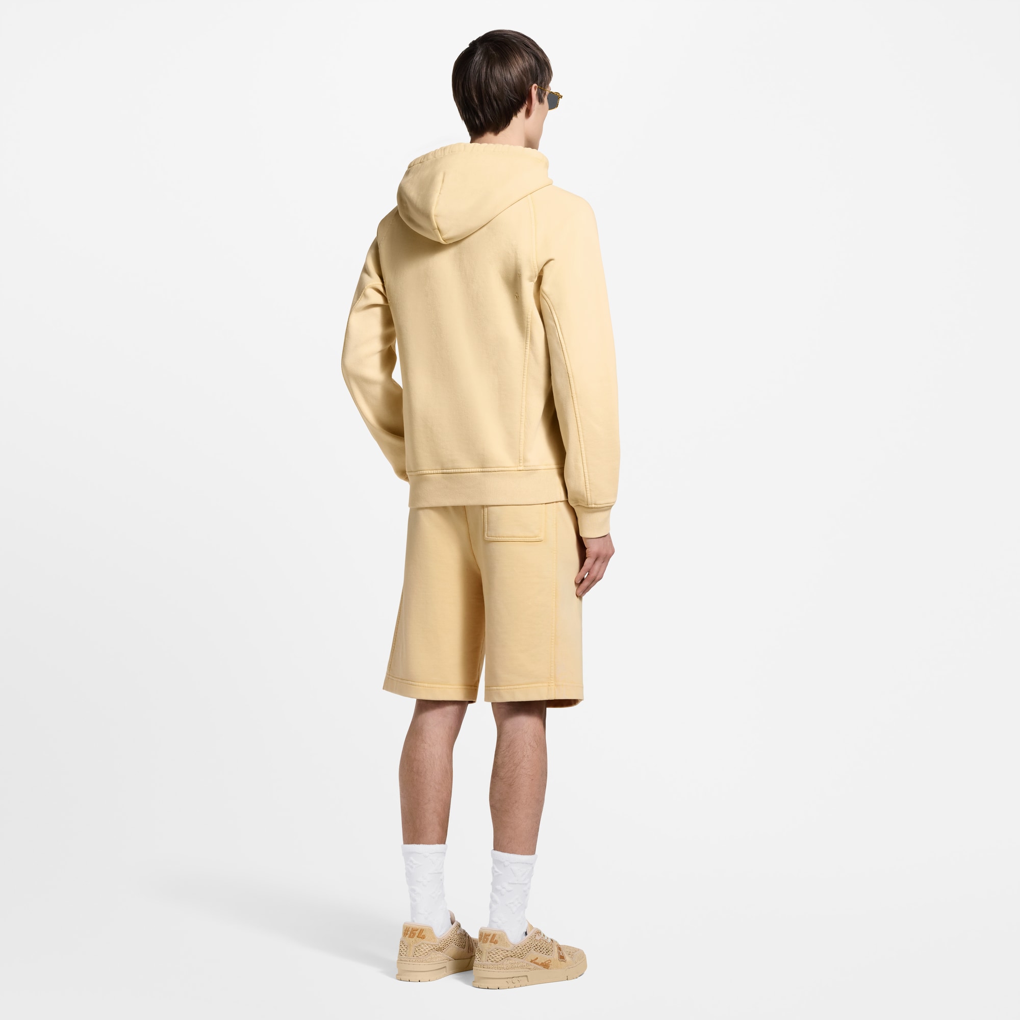 Shorts mit verwaschener Optik und gerippten Details  Herren Ready to Wear Vollständige Ready to Wear | LOUIS VUITTON (Zoom)