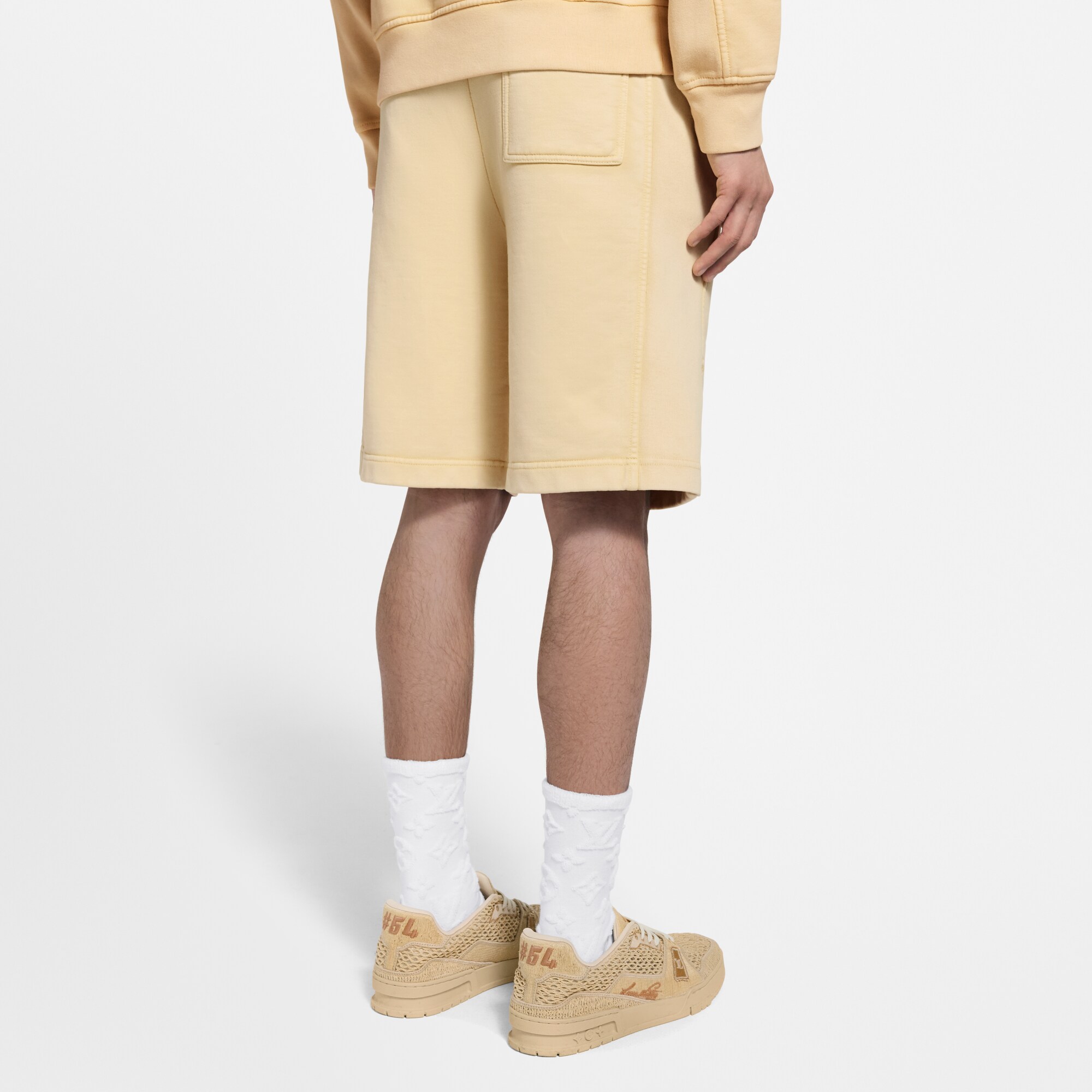 Shorts mit verwaschener Optik und gerippten Details  Herren Ready to Wear Vollständige Ready to Wear | LOUIS VUITTON (Zoom)