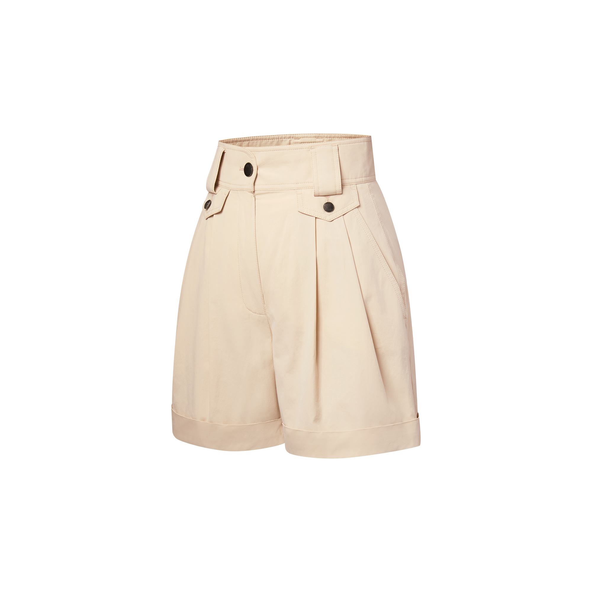 Shorts mit weitem Bein und Bündchen  Damen Ready to Wear Röcke und Shorts | LOUIS VUITTON (Zoom)