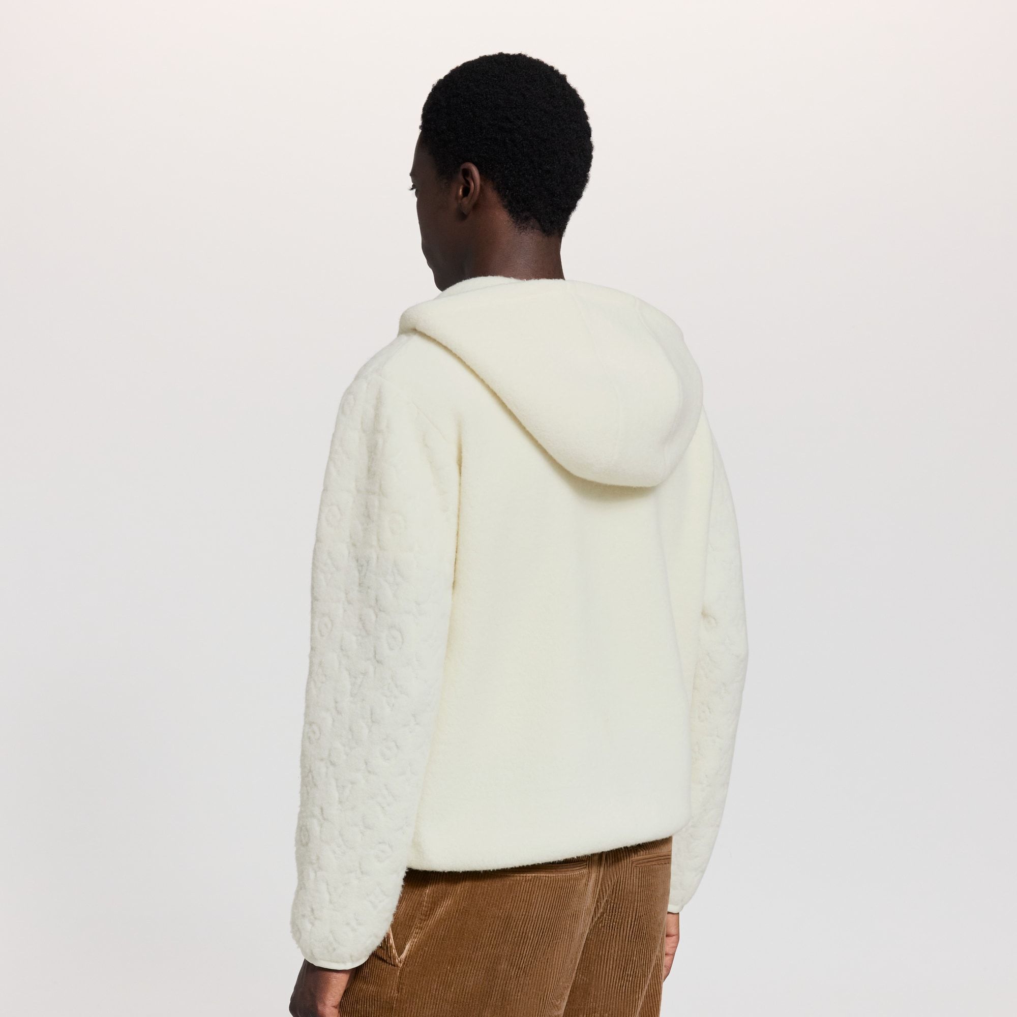 Signature Technischer Hoodie aus Wollflor  Neuheiten Herren LV Ski | LOUIS VUITTON (Zoom)