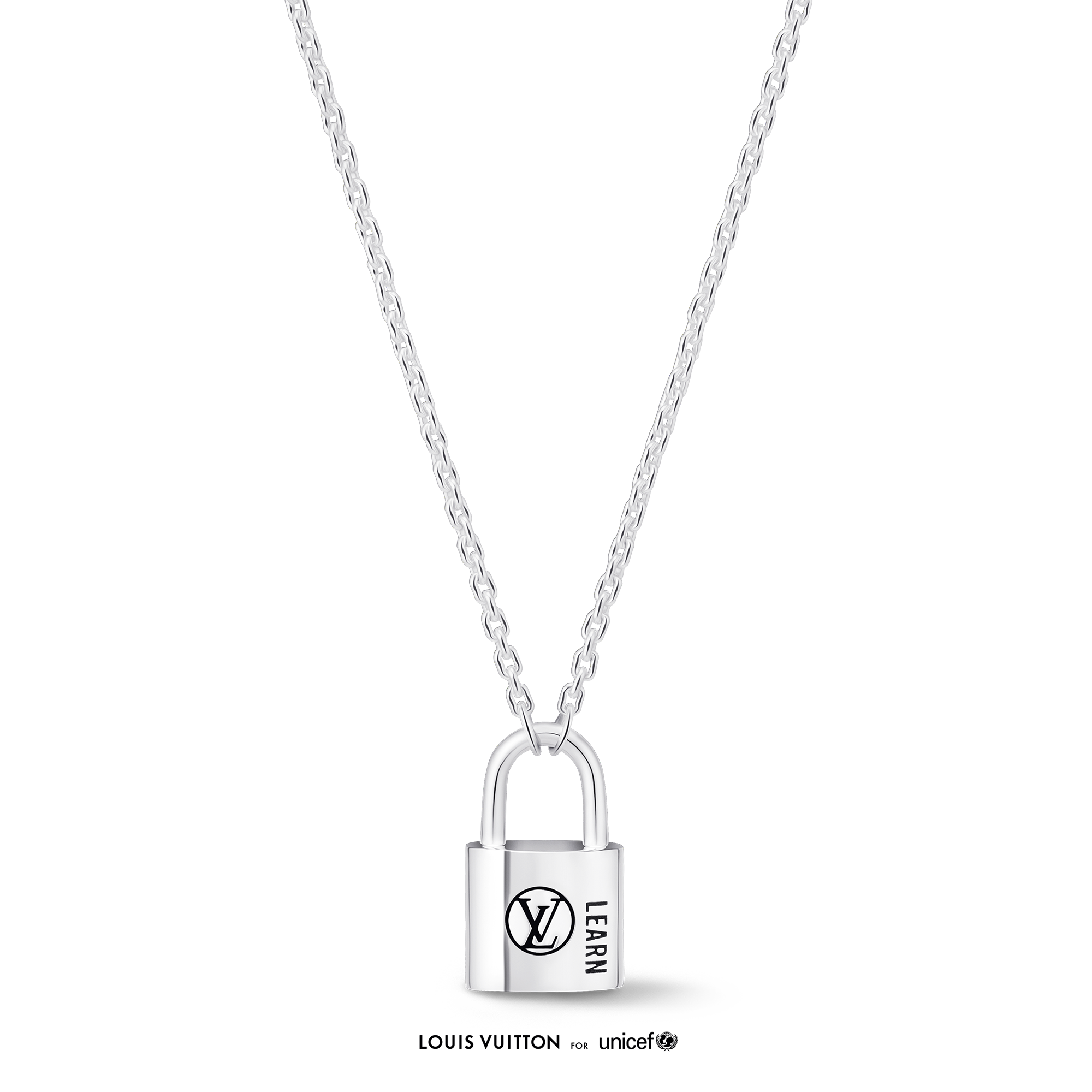 Silver Lockit Anhänger mit Halskette, Sterlingsilber, schwarzer 