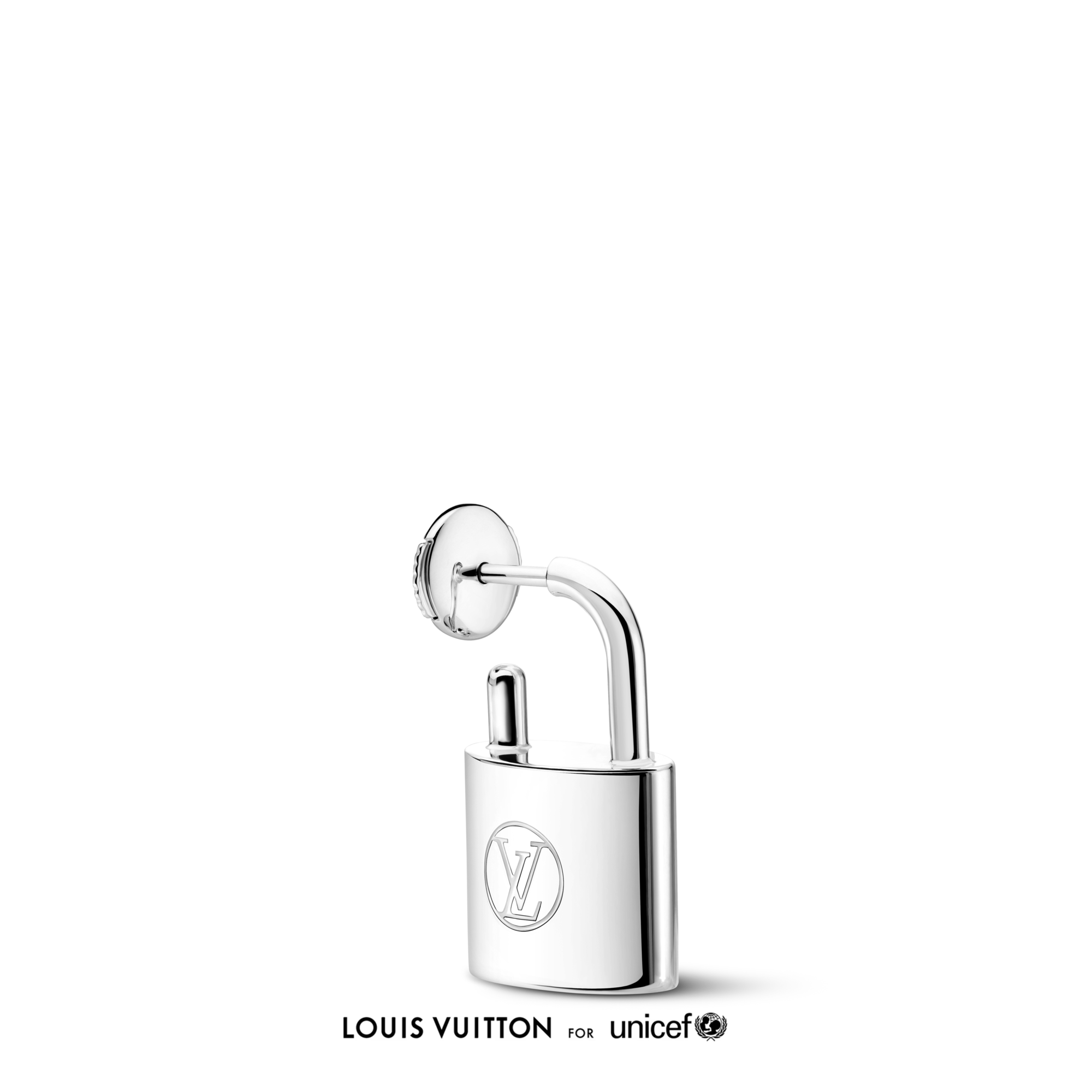 Silver Lockit Ohrringe, Sterlingsilber - Einzelstück  Schmuck Kategorien Ohrringe | LOUIS VUITTON (Zoom)